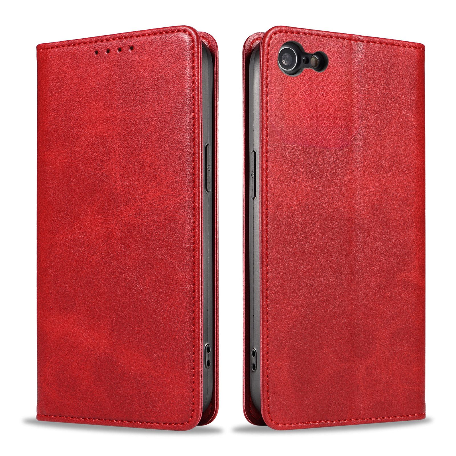 Tec-Expert Handyhülle Tasche Hülle für Apple iPhone 7 / Apple iPhone 8 4.7 Zoll, 4.7", Cover Klapphülle Case mit Kartenfach Fliphülle aufstellbar