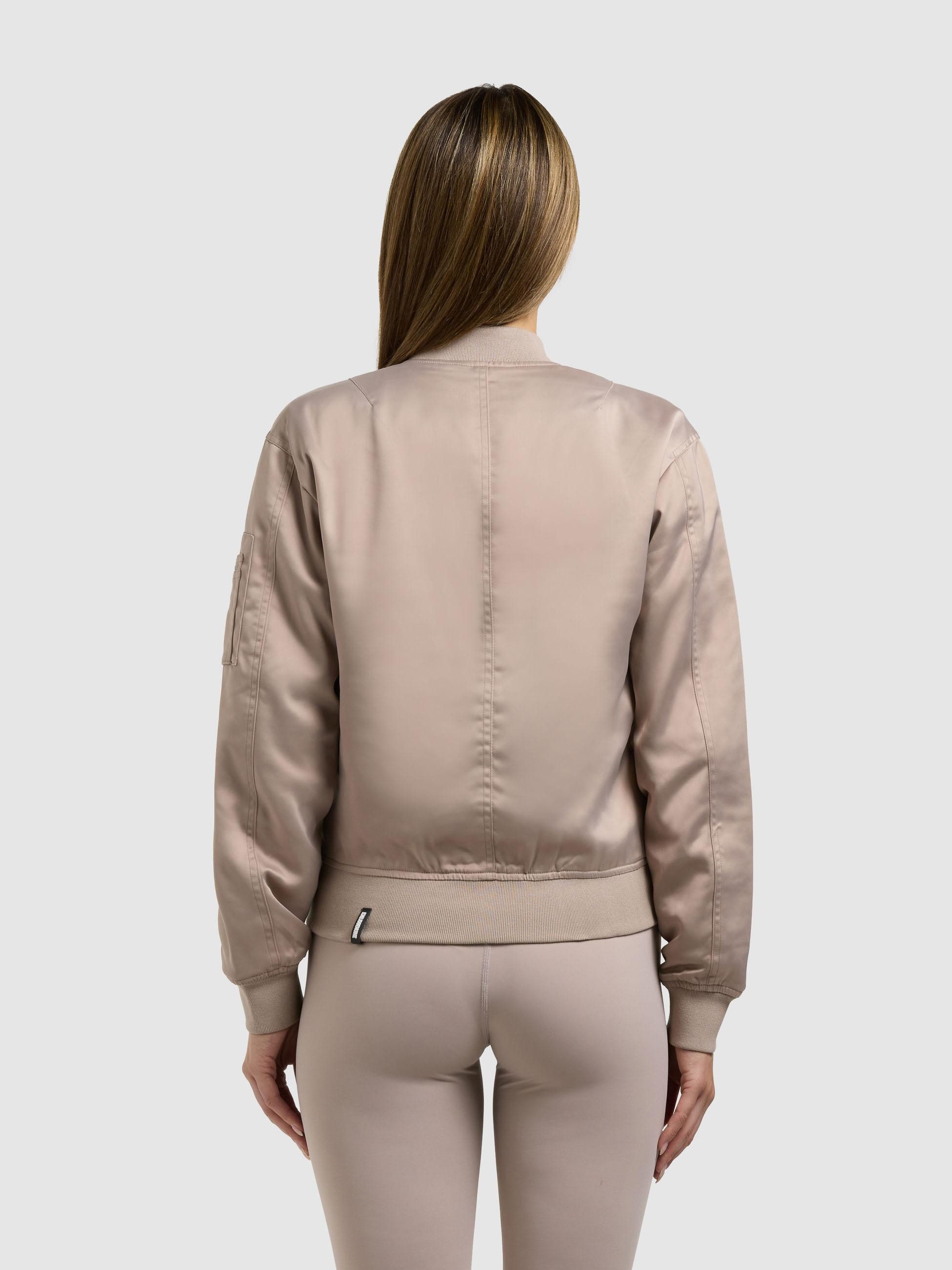 khujo Bomberjacke Beth Seidig glatte Blousonjacke