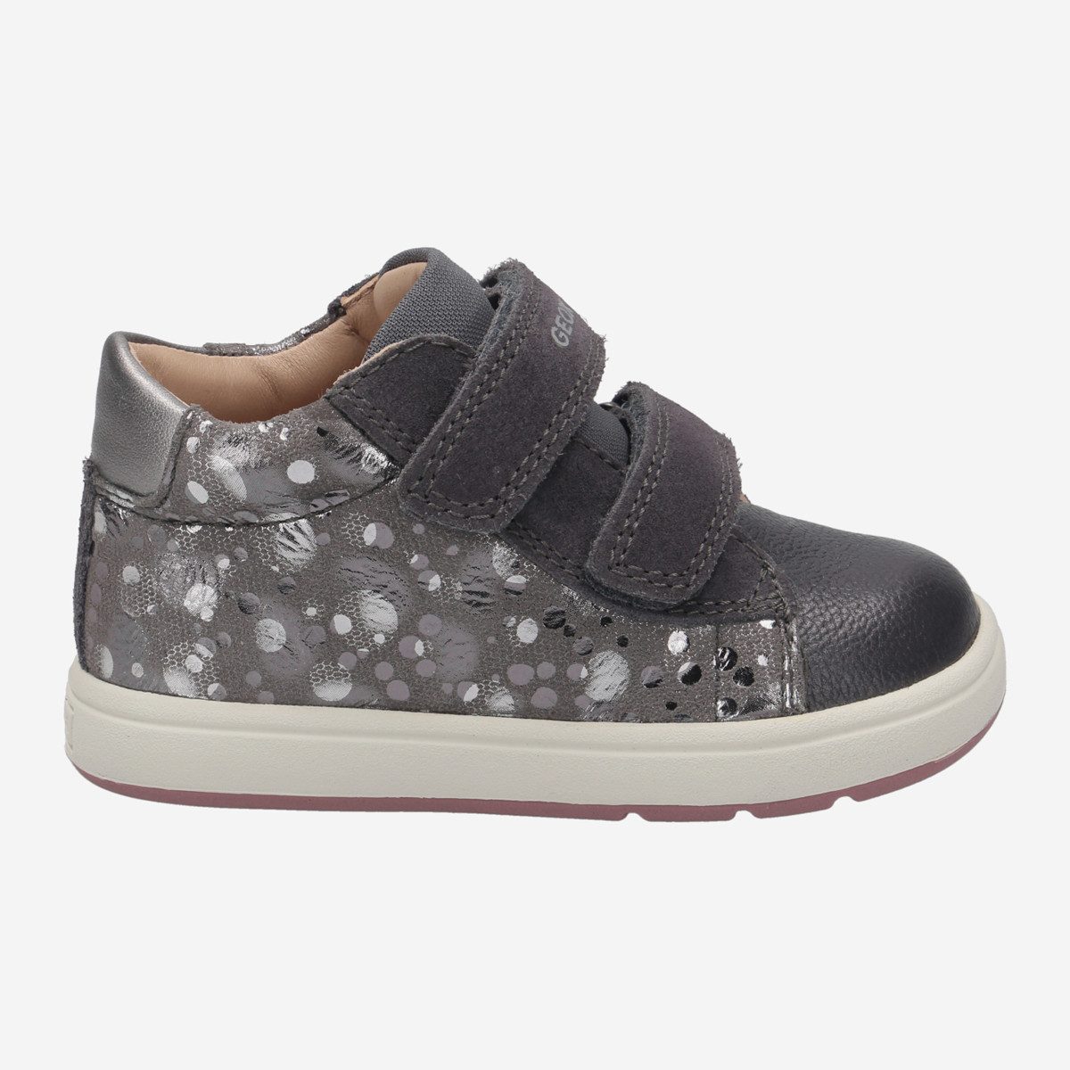 GEOX BIGLIA, Sneaker in Silber für Kinder Sneaker