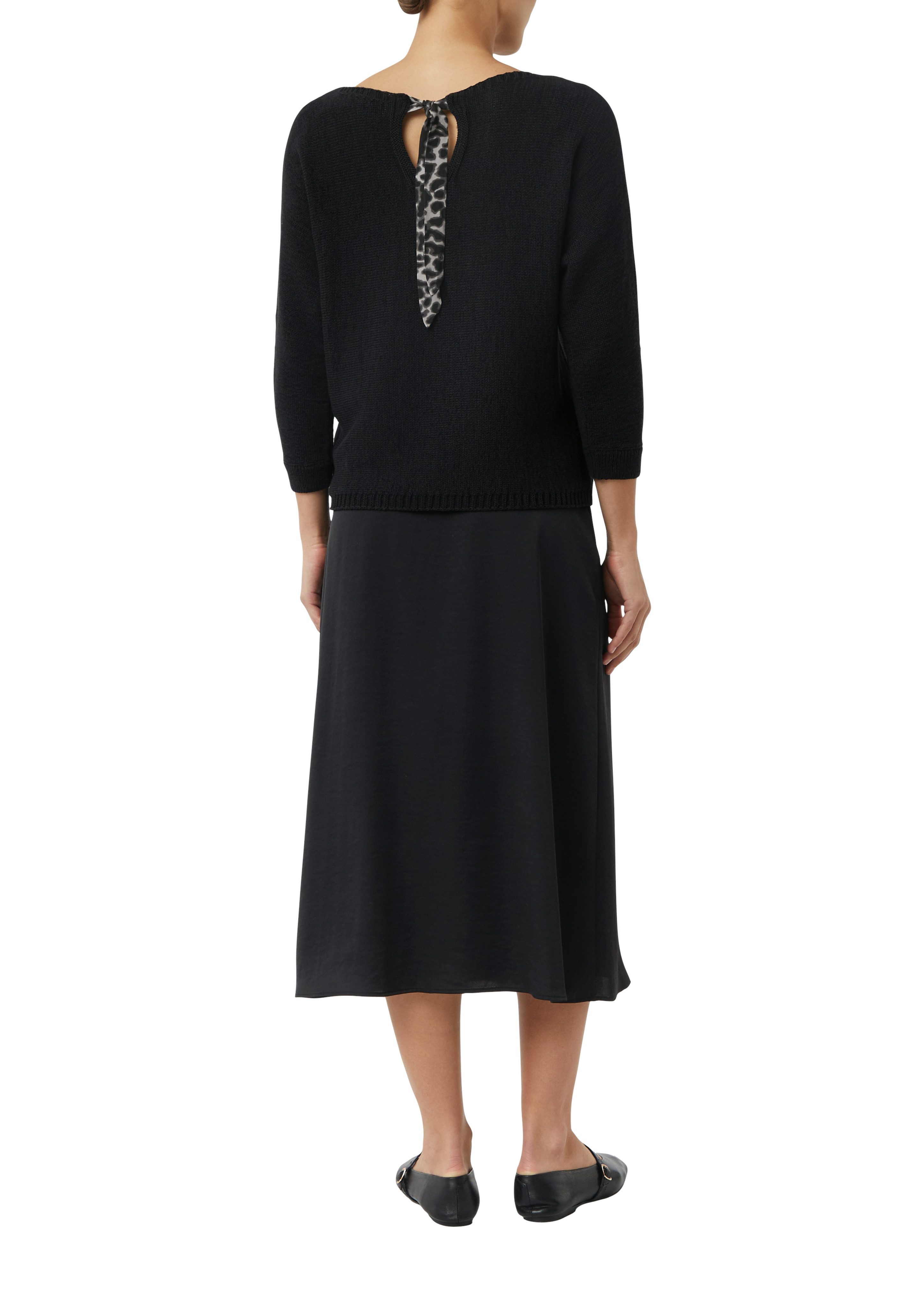 comma Strickpullover mit Leo-Schleifendetail