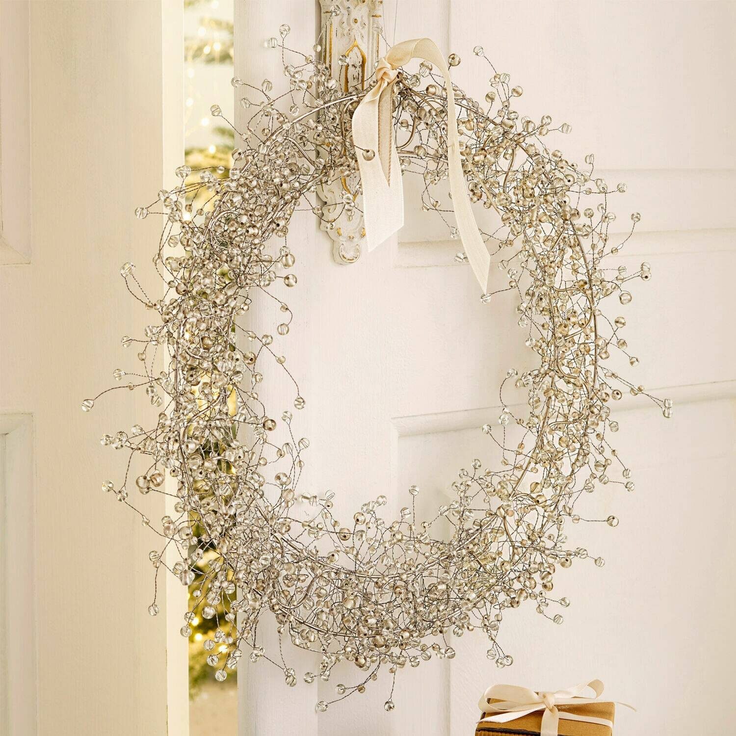 Mirabeau Weihnachtsfigur Kranz Ebyin silber (kein Set, kein Set)
