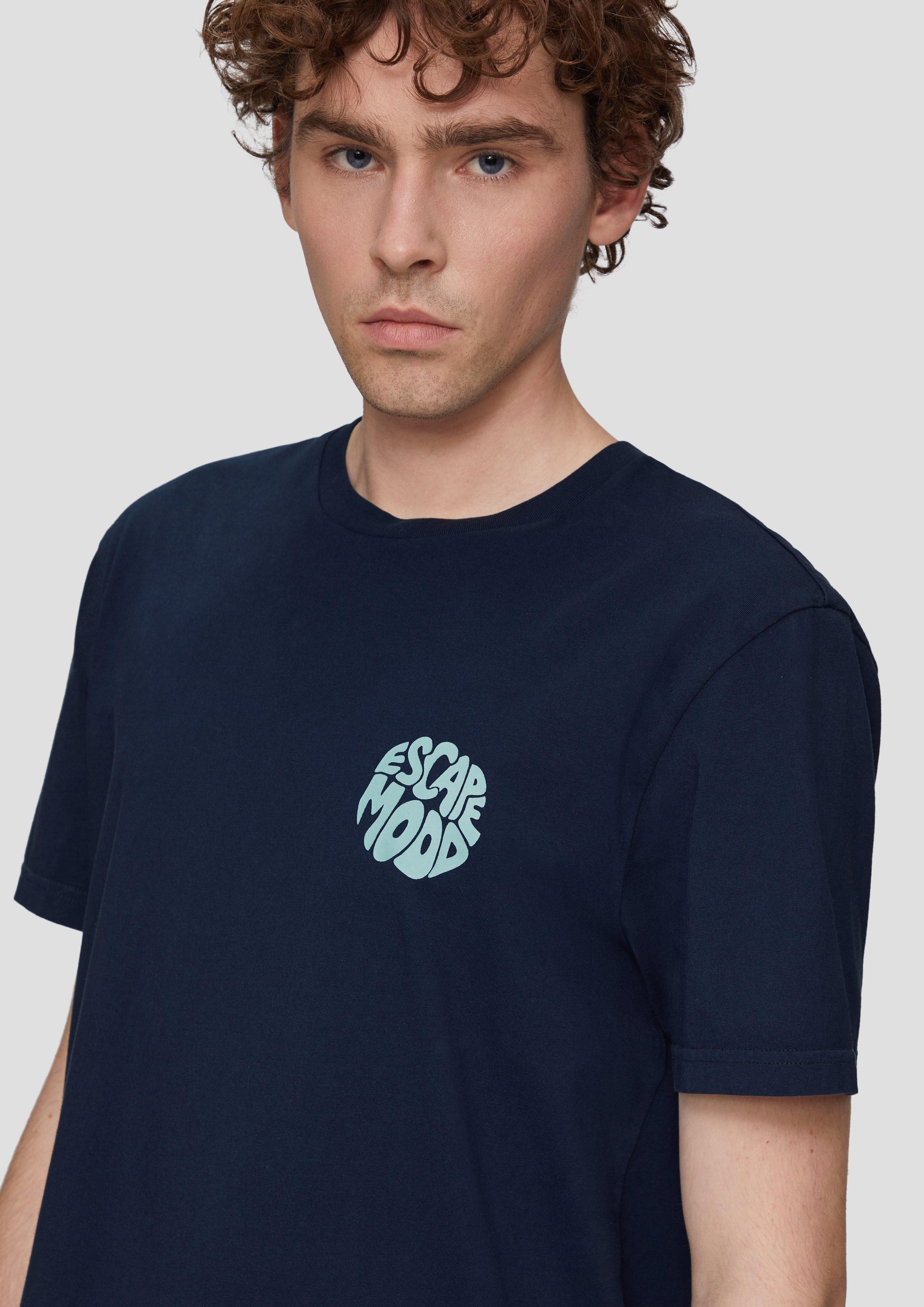 QS Kurzarmshirt T-Shirt mit Front- und günstig online kaufen