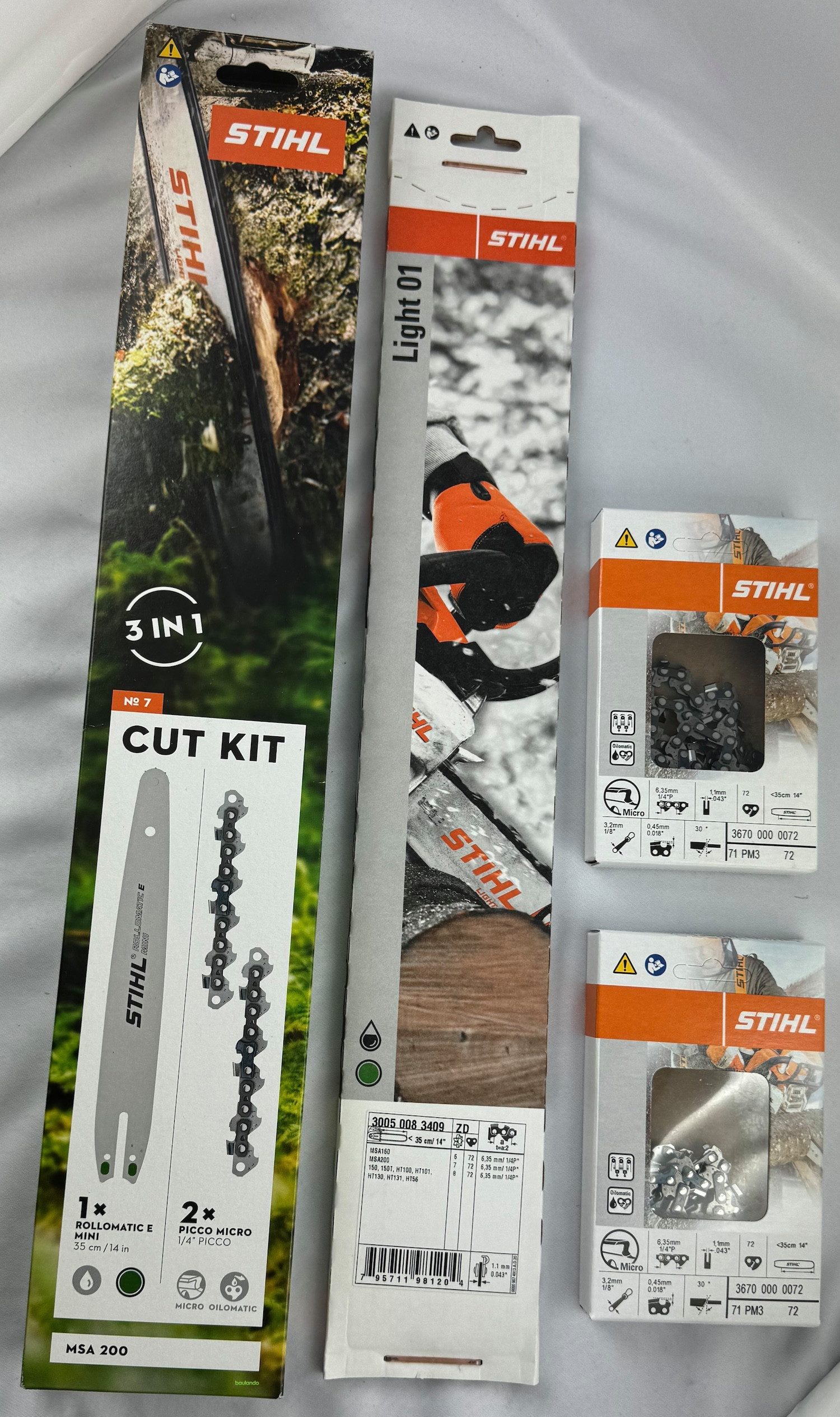 STIHL Führungsschiene CUT KIT 7 30050009905, Führungsschiene 30050083409 + 2x 36700000072, 1,1 mm, (CUT KIT 7 30050009905, Führungsschiene 30050083409 + 2x 36700000072, 1-St., CUT KIT 7 30050009905, Führungsschiene 30050083409 + 2x 36700000072)