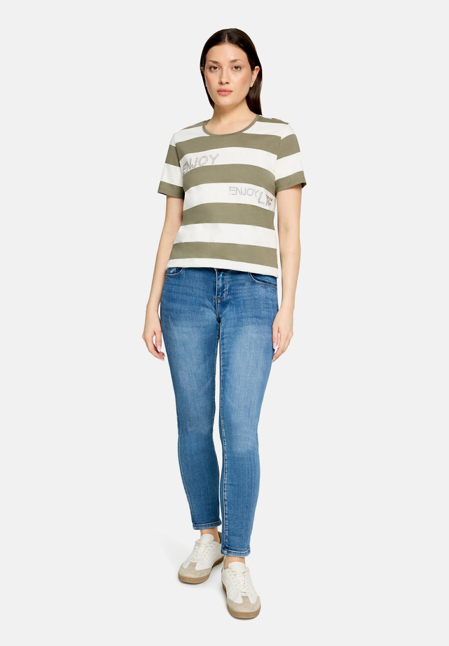 Betty Barclay Kurzarmshirt Damen mit Tunnelzug (1-tlg)