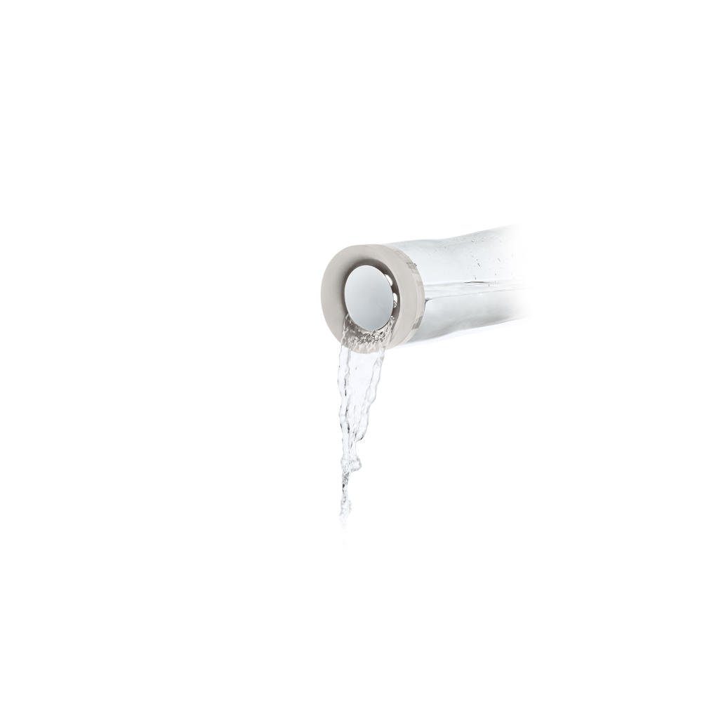 blomus Wasserkaraffe SPLASH Wasserkaraffe Moonbeam Edelstahl poliert Glas klar Silikon H, (kein-set)