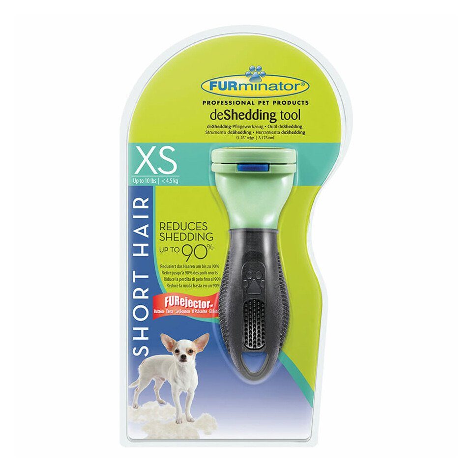 Striegel deShedding Tool für kurzhaarige Schoßhunde