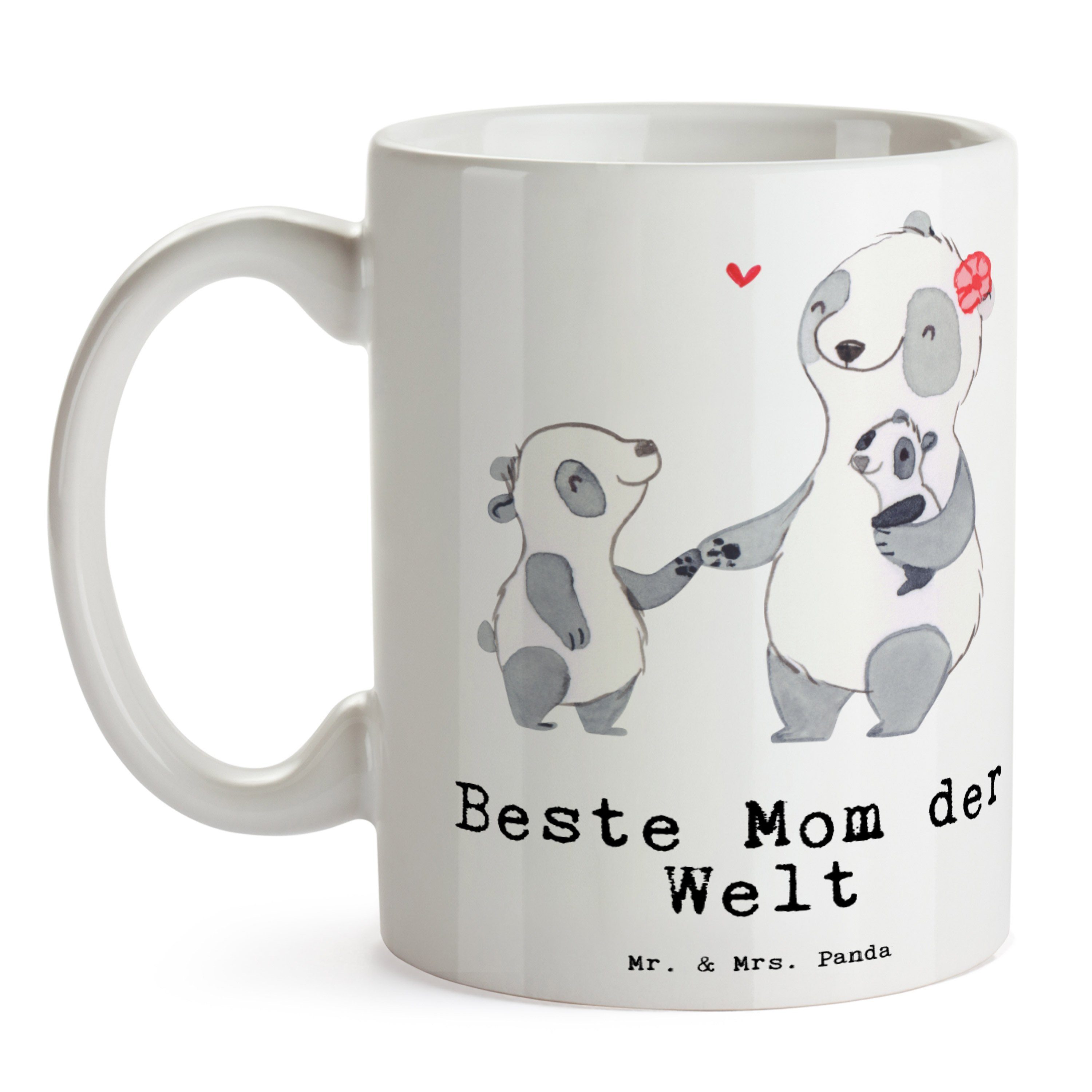 der Schenken, Tee, Ma, machen, Becher, - Freude Dankeschön, Mom Büro, Kaffeetasse, Mrs. Keramik - Panda Geschenk, Weiß Kaffeebecher, Beste Supermama, Tasse Mutter, & Welt Panda Mr.