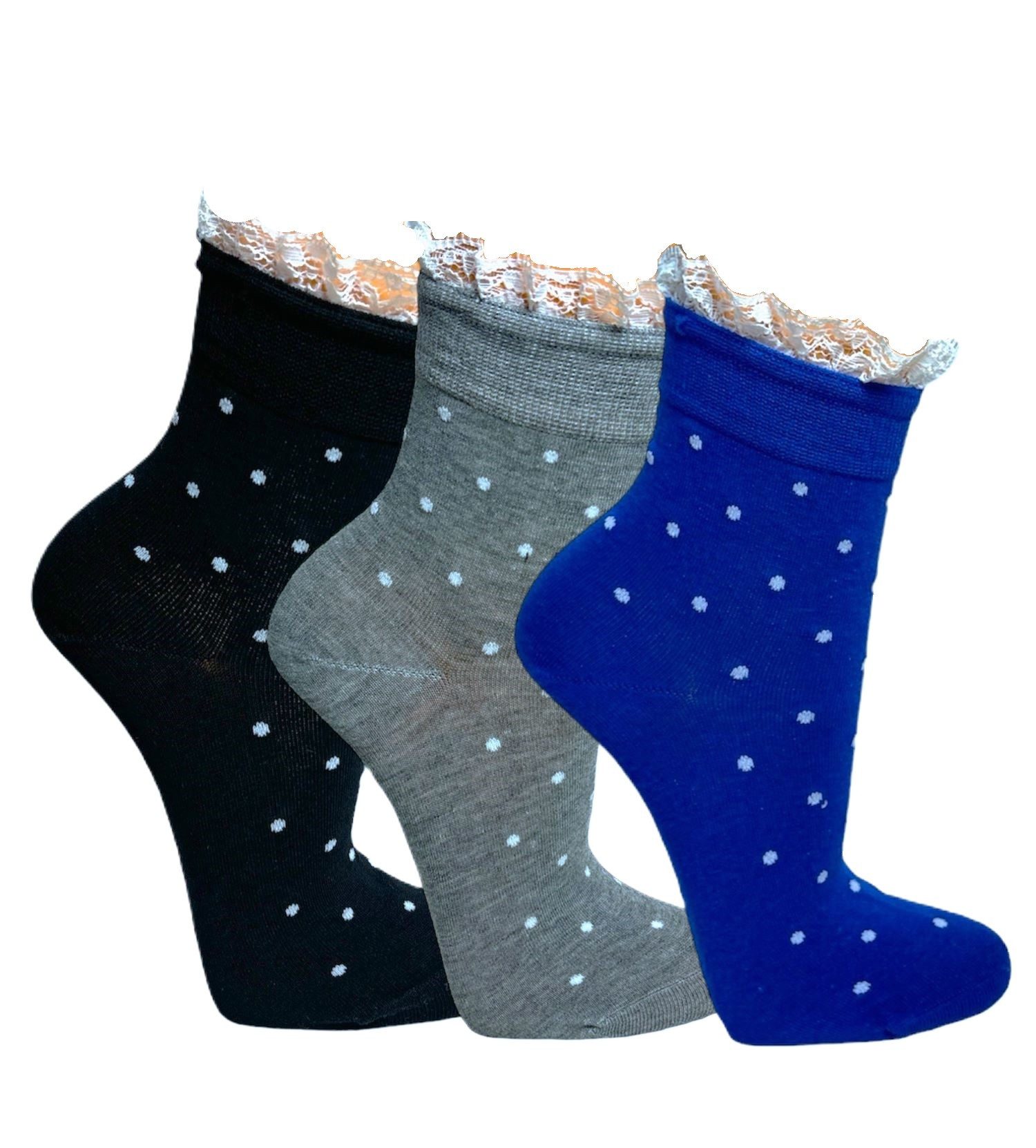 Komfortsocken RS Komfortsocken mit Rüschenrand