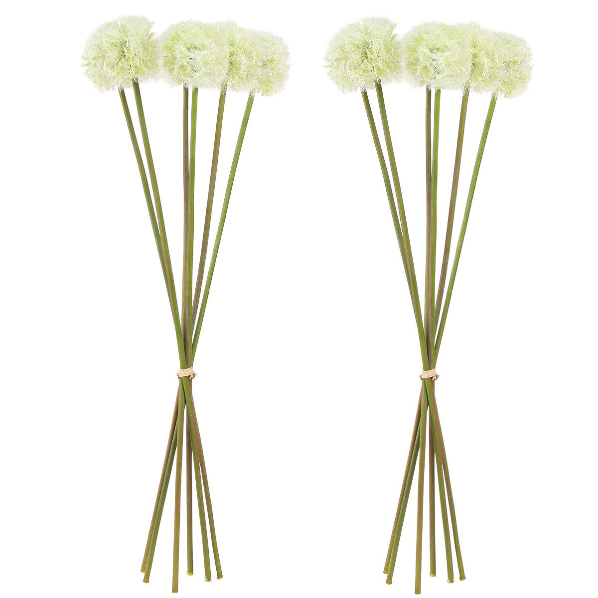 Kunstblume Künstliche Pusteblume Weiß Deko 48cm günstig online kaufen