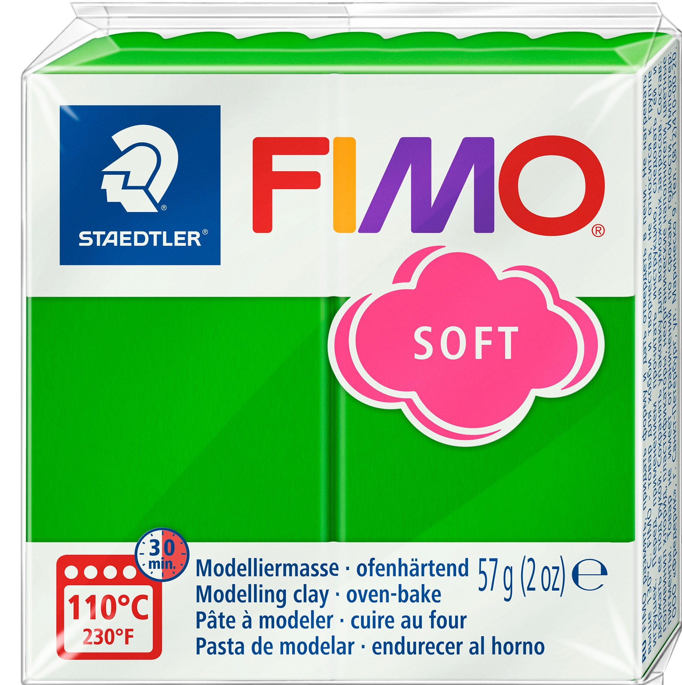 FIMO Modelliermasse soft Basisfarben, 57 g Tropischgrün