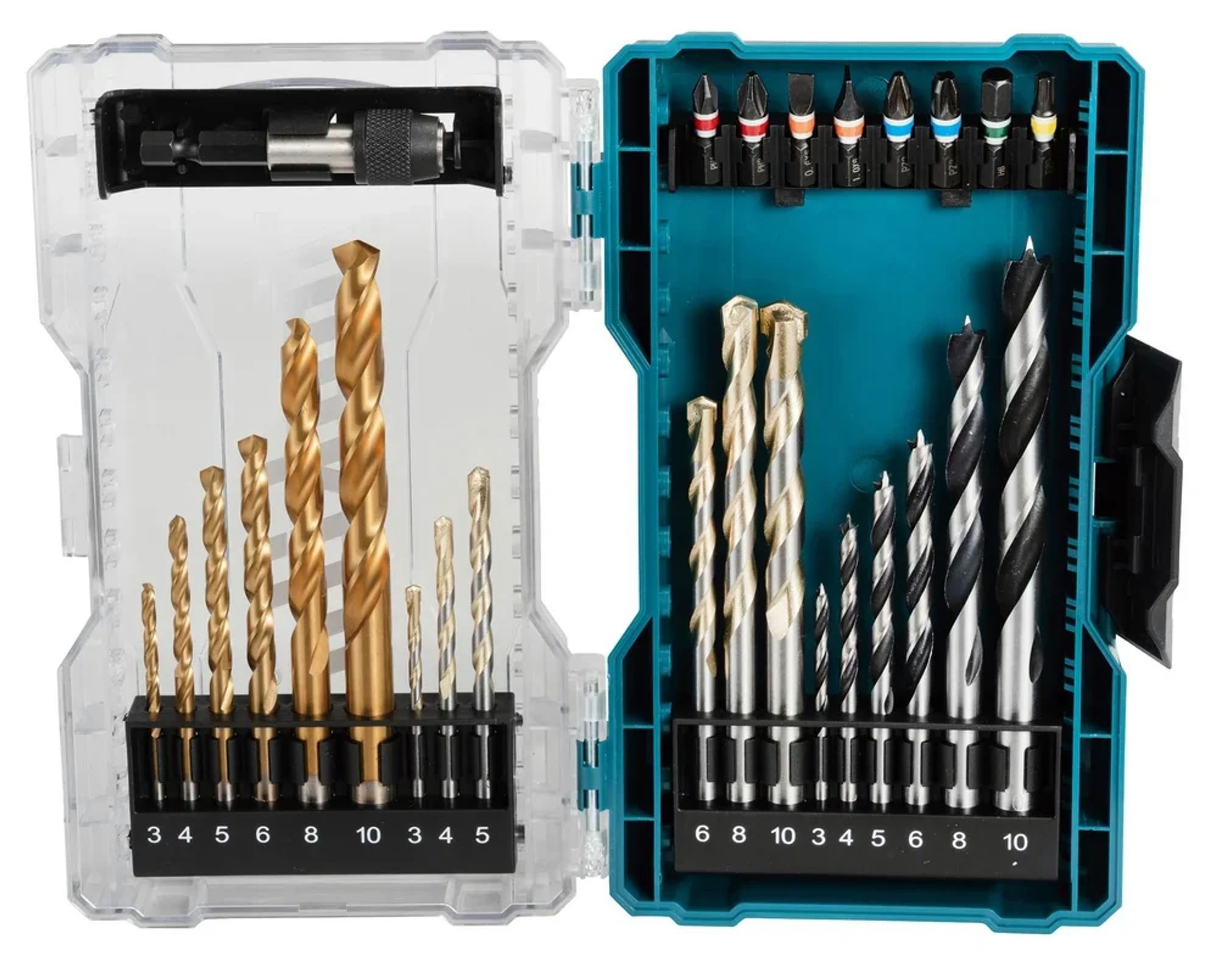 Westfalia Werkzeug Bohrer- und Bit-Set Bohrer-Bit-Set 27 tlg.