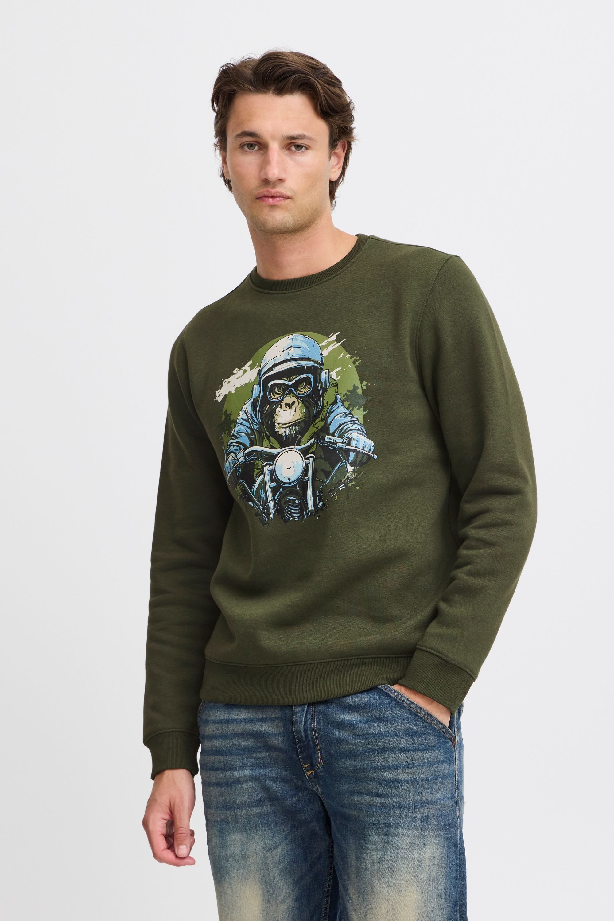 Blend Rundhalspullover BHSweatshirt Lässiger Sweatpullover mit günstig online kaufen