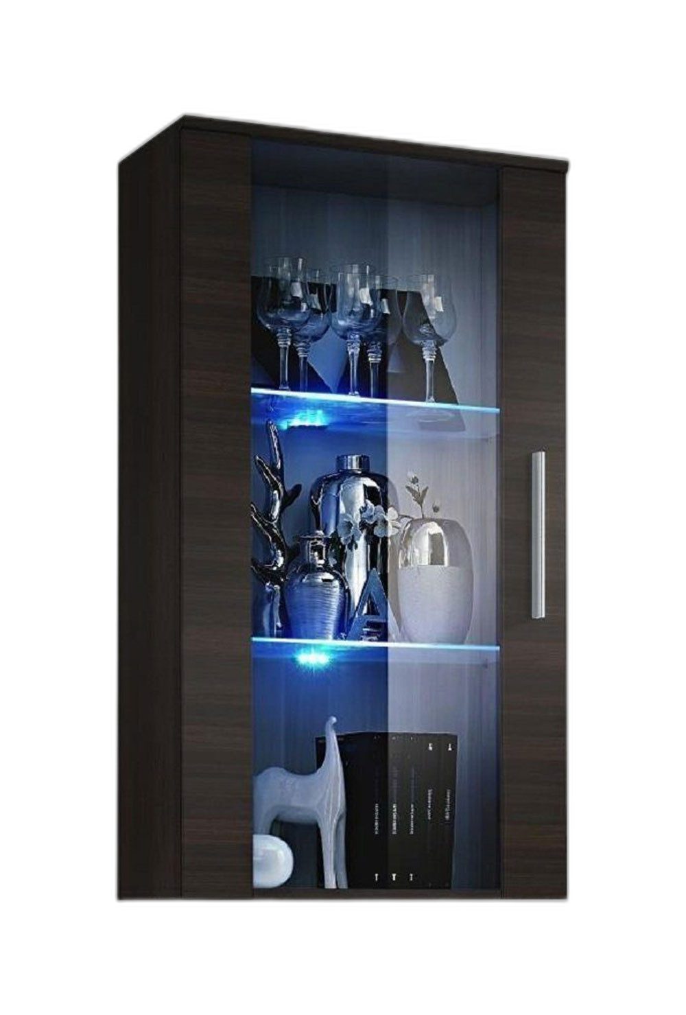 HGYZE Vitrine Für Figuren - Transparentes Wandregal Mit Magnetischer Tür Für Sammlerstücke