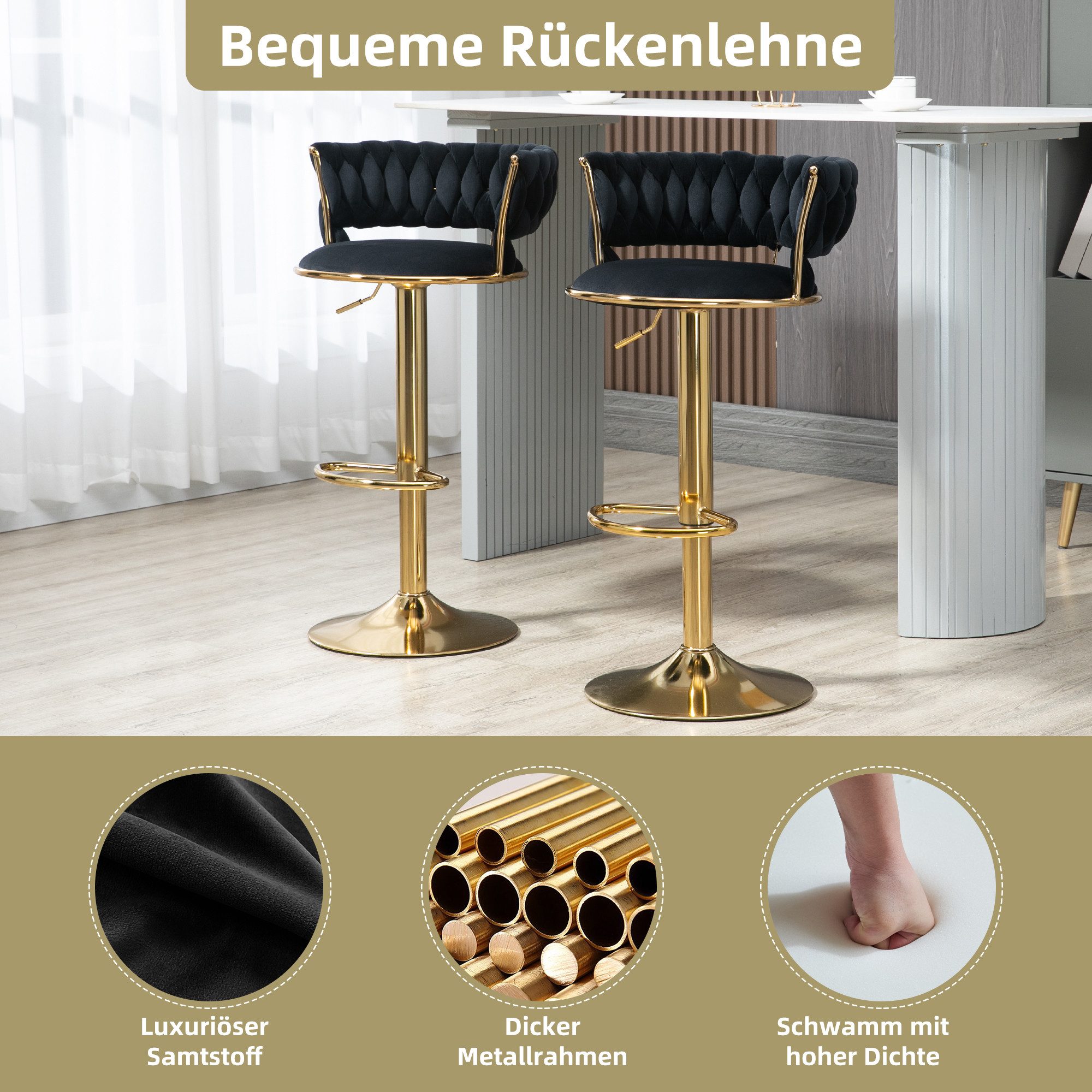 OKWISH Barhocker Barhocker (2 St), für günstig online kaufen