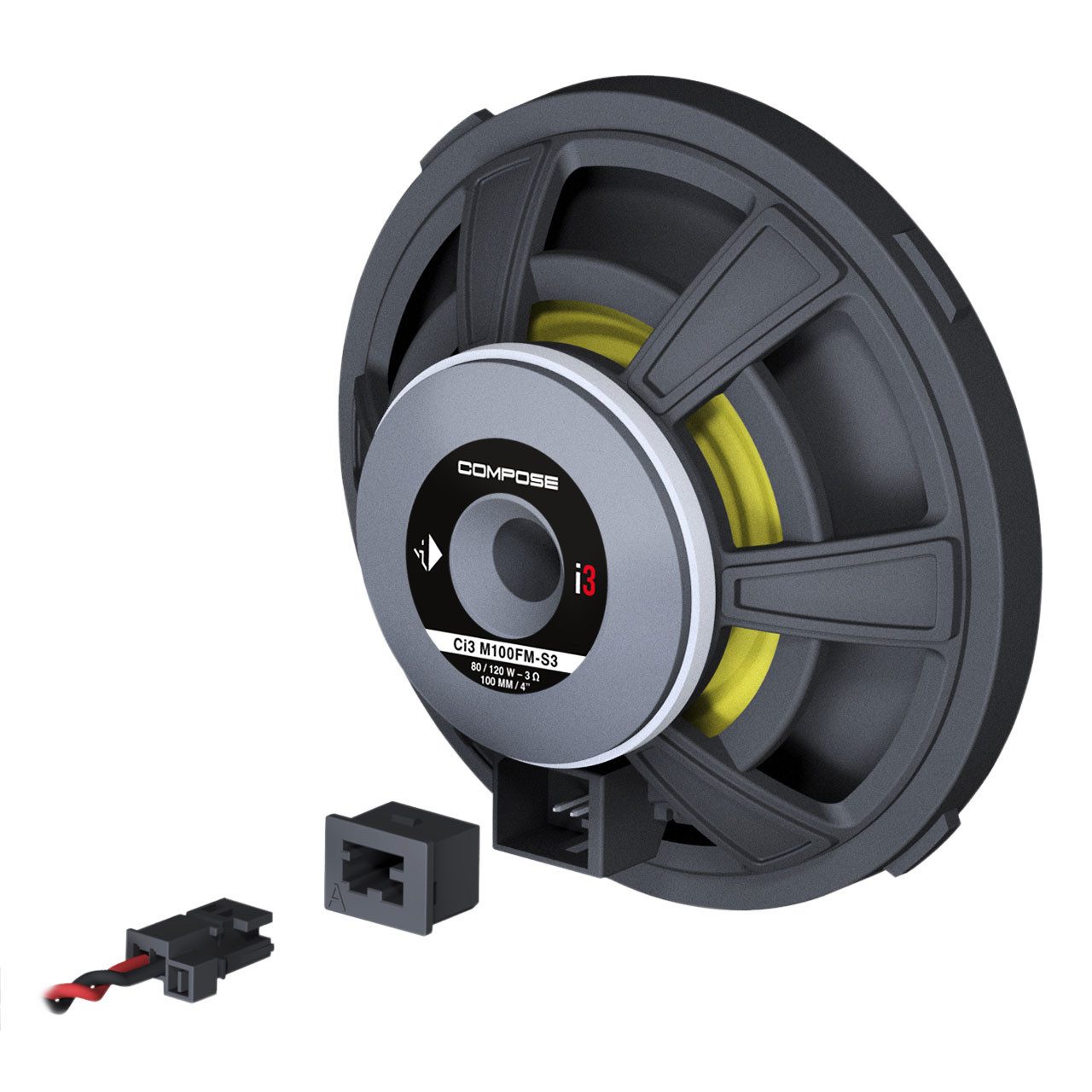 Helix Ci3 M100FM-S3, 10cm Performance Mitteltöner Auto-Lautsprecher (80 W)