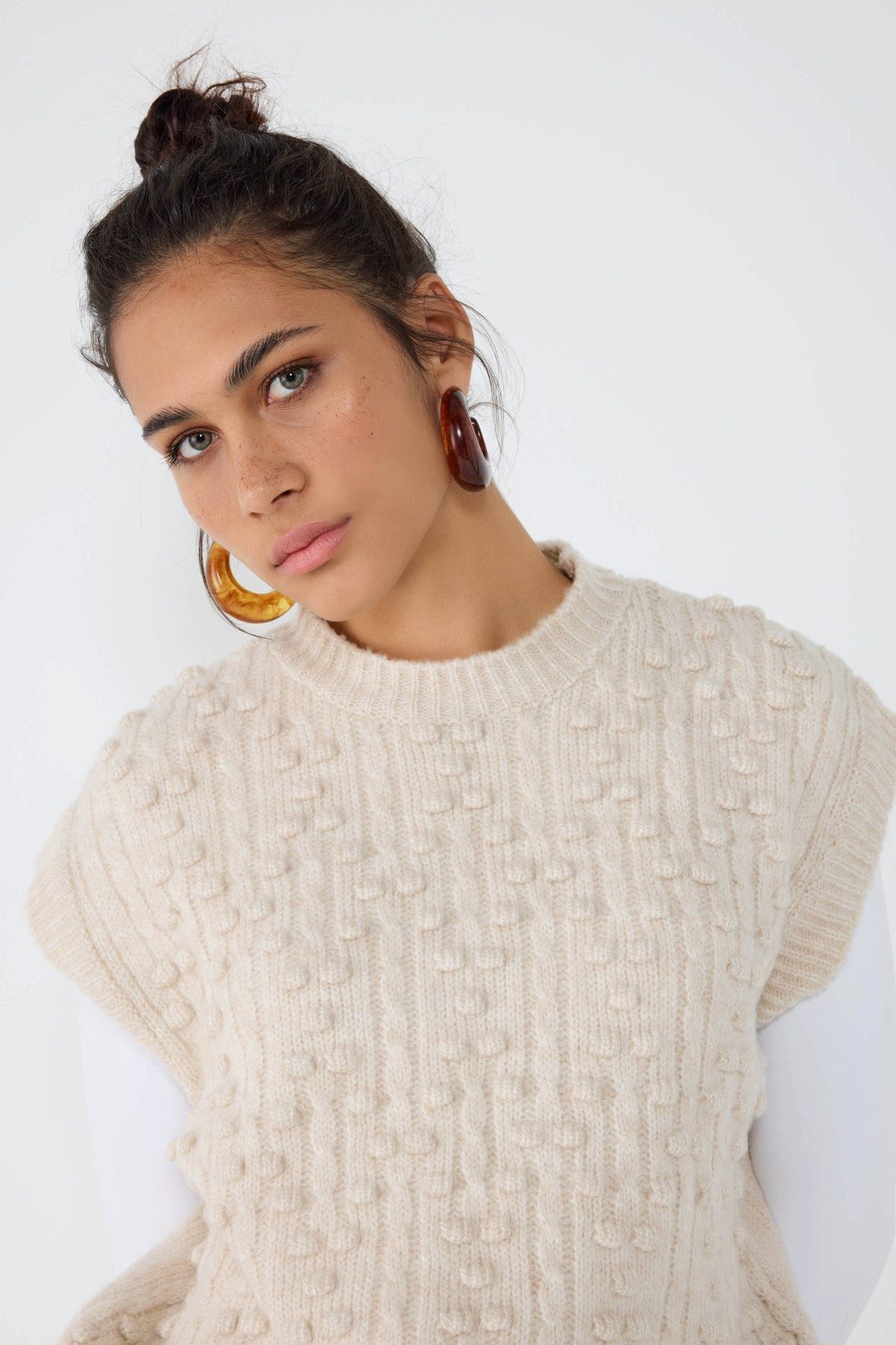 No Matter What Stricktop Geprägter Damenpullover günstig online kaufen