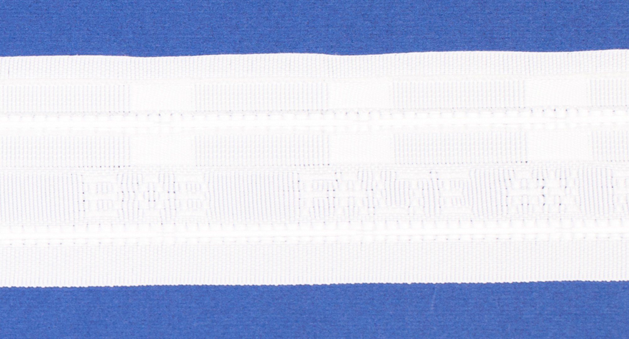 rewagi Gardine Universal Minifalten - Variabel / Breite: 50 mm / weiß - L096, Verkaufseinheit: 5 Meter