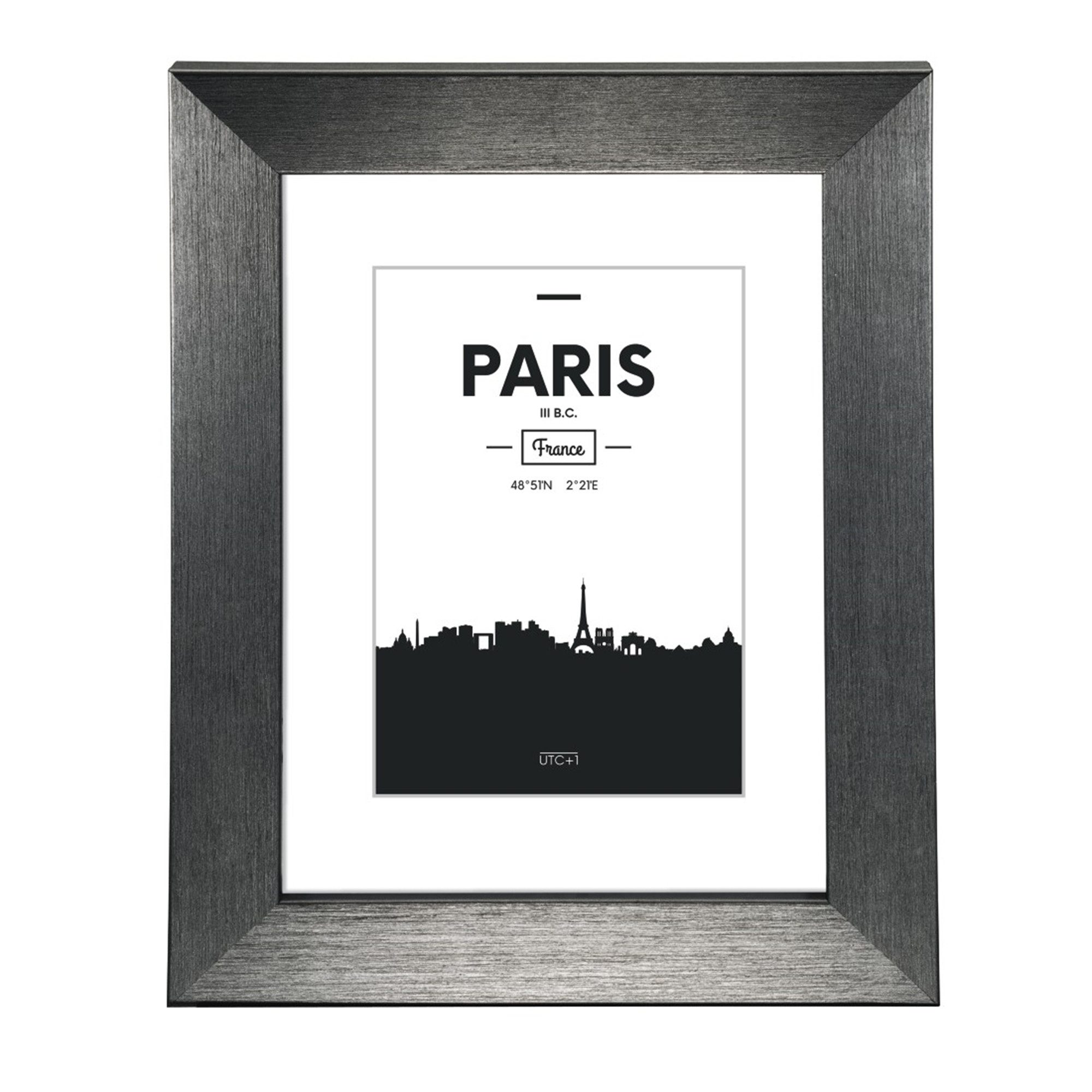 Hama Bilderrahmen Paris, Kontrastgrau, 15 x 20 cm, (Einzelartikel, 1 St), 1