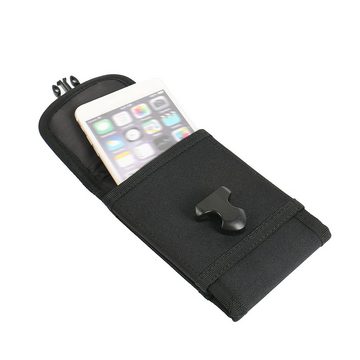 K-S-Trade Handyhülle für Apple iPhone 14 Pro Max, Holster Handy Hülle Holster Handytasche Gürtel Tasche Schutz
