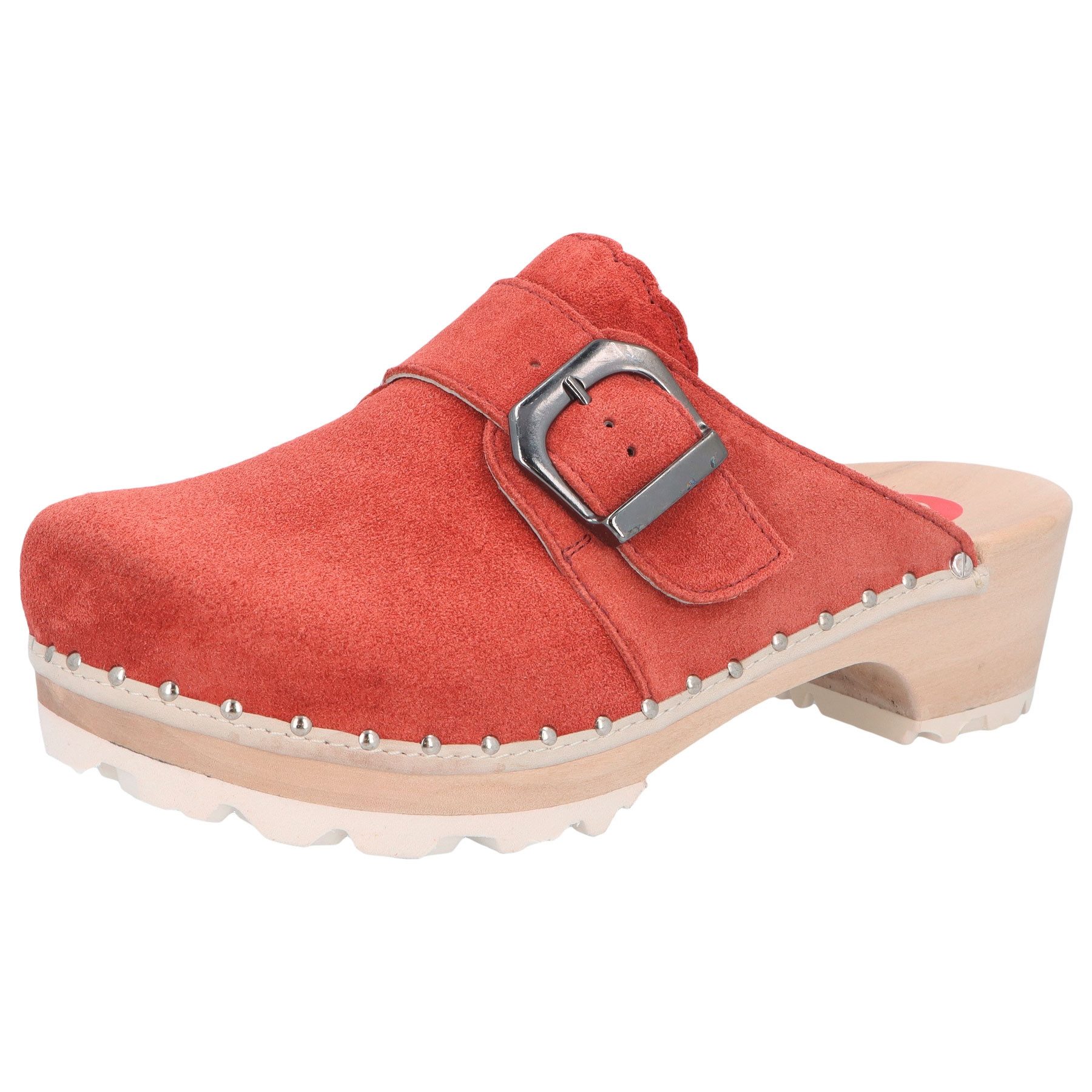 Berkemann weiblich Holz Urban-Toeffler Clogs Leder Clog