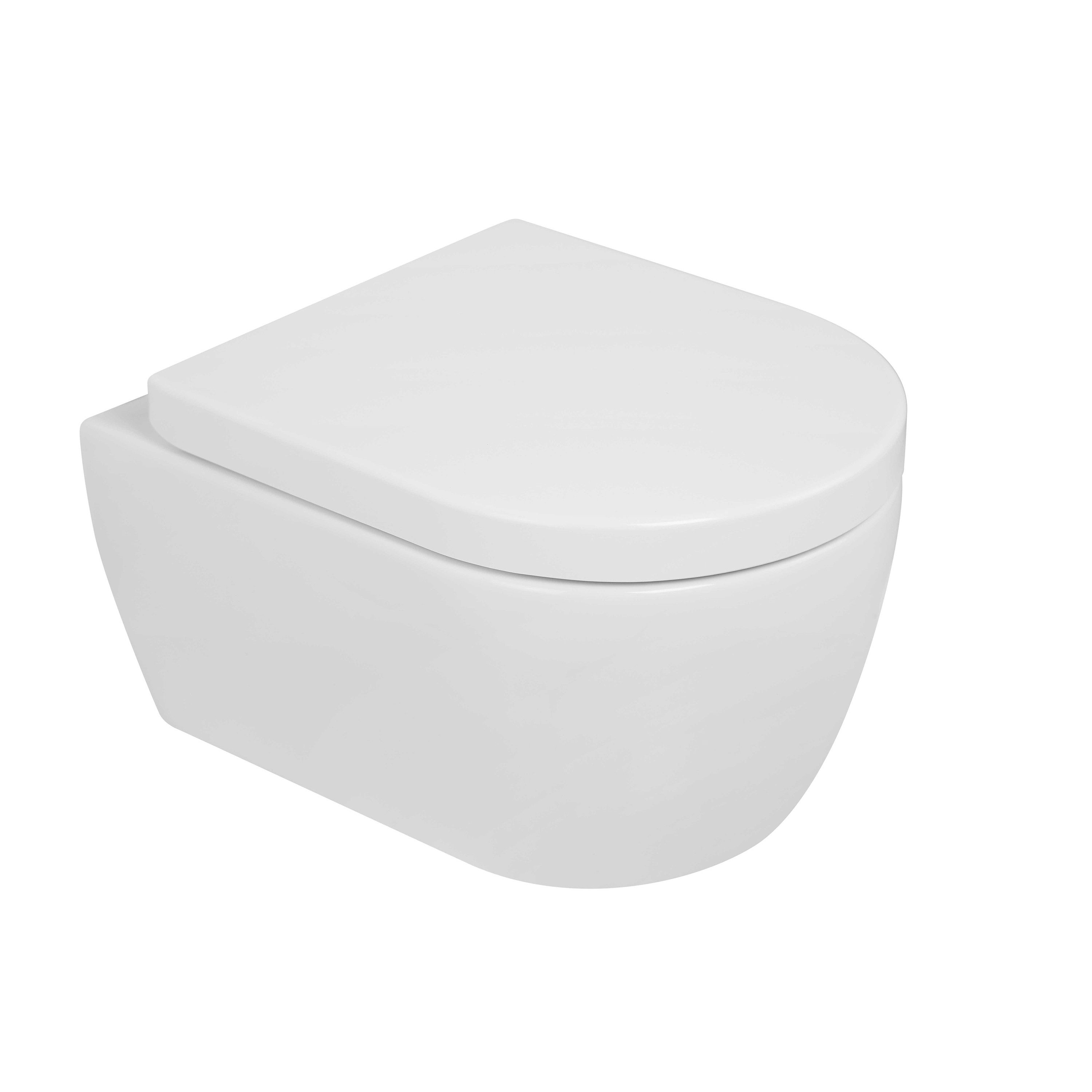 NEG Tiefspül-WC NEG Kompakt Hänge-WC Uno99K (48,5 x 36 cm) inkl. S, Wandmon günstig online kaufen