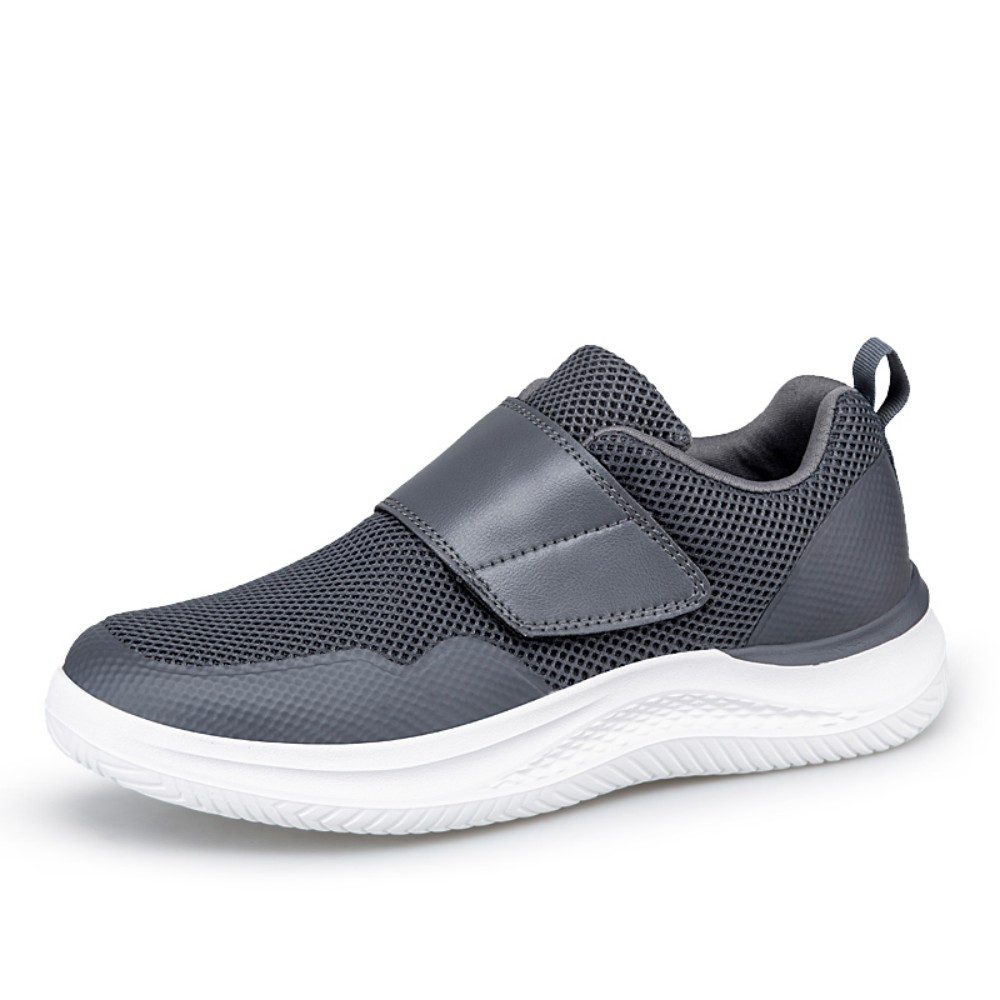 HUSK'SWARE atmungsaktive Freizeitschuhe mit Klettverschluss Sneaker (MD-Außensohle, Leichte, stoßdämpfende Sohle, Atmungsaktives Mesh-Obermaterial) Atmungsaktives Mesh-Obermaterial