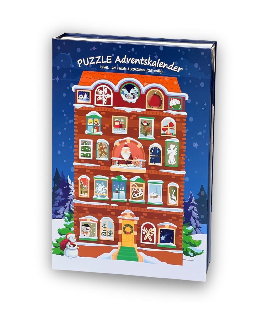 Close Up Dekoobjekt Календарі mit 24 Puzzles (je 25 Puzzleteile, 20 x