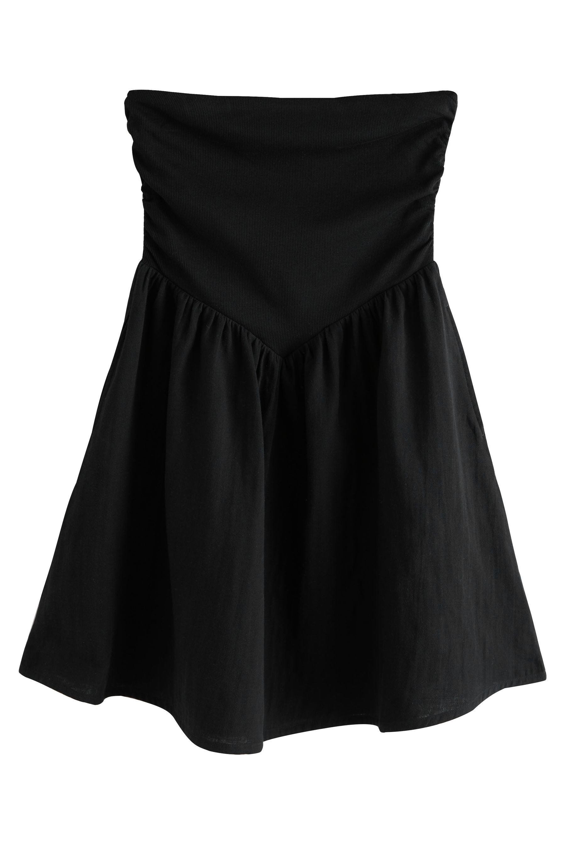 Jerseykleid Sommerliches Bandeau-Minikleid aus Jerseygewebe