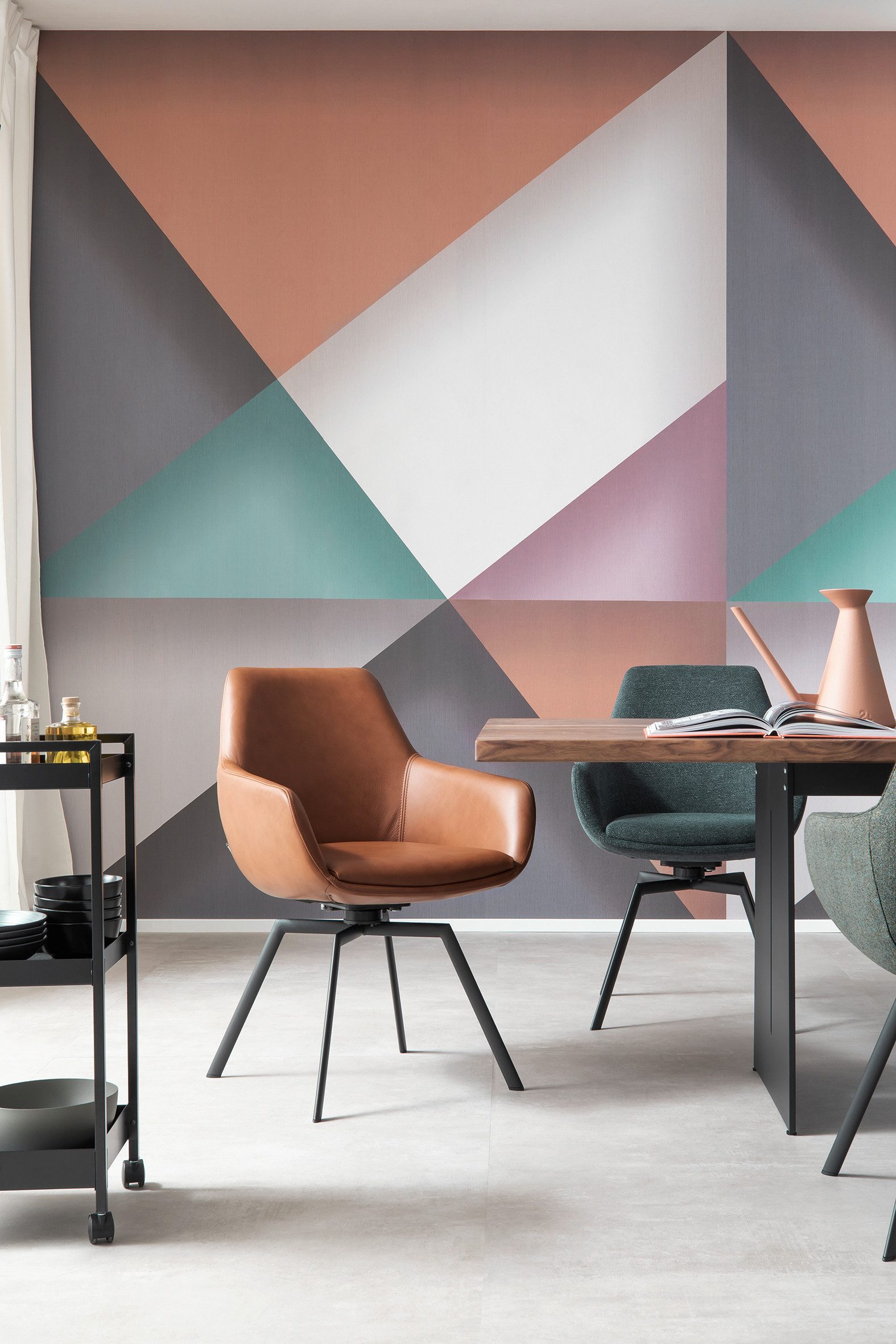 Marburg Fototapete Graphics Grove, grafisch, moderne Tapete für Wohnzimmer Schlafzimmer Küche