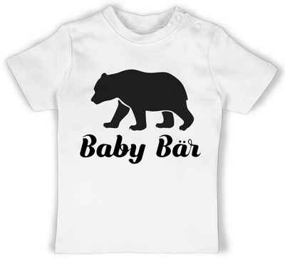 Shirtracer T-Shirt Baby Bär Tiermotiv Animal Print Baby