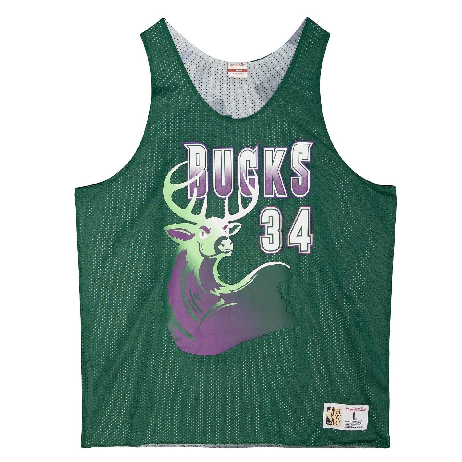 Mitchell & Ness Basketballtrikot REVERSIBLE Tank Jersey Milwaukee Bucks Ray Allen