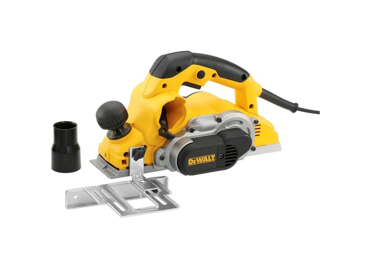 DeWalt Elektrohobel D26500-QS, 1050 in W, Hobelbreite: 82 in mm, mit 4 mm Spanabnahme und Spantiefeneinstellung
