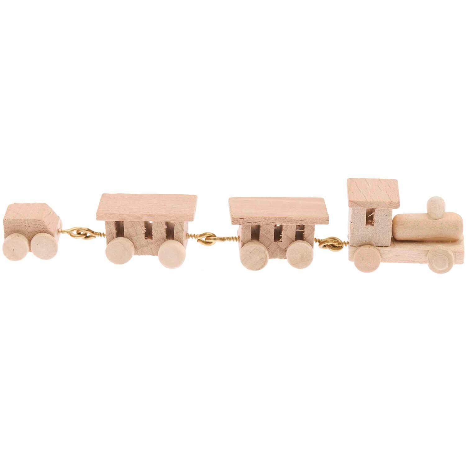 Rico Design Miniatur Holz-Eisenbahn Wichtel
