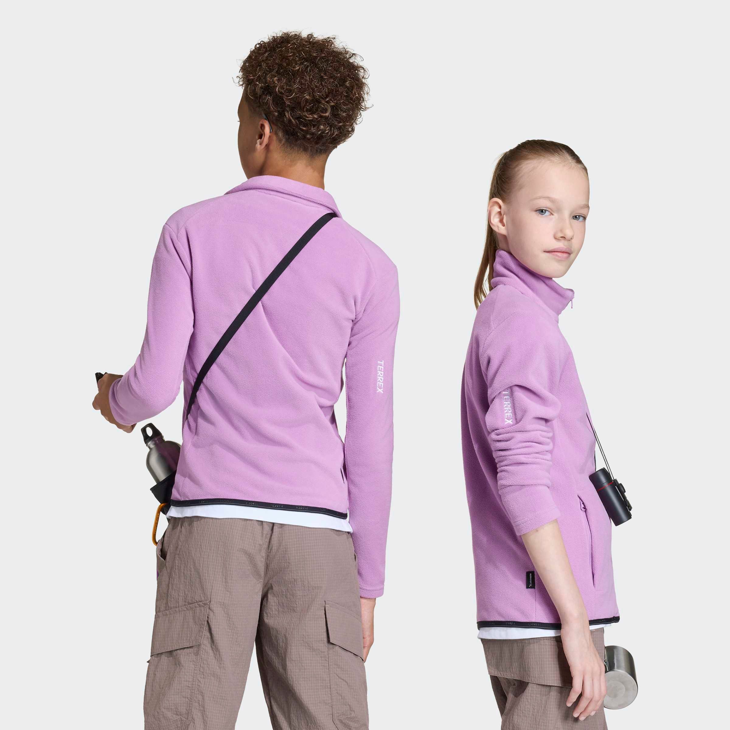 adidas TERREX Fleecejacke KIDS, DURCHGEHENDER REISSVERSCHLUSS