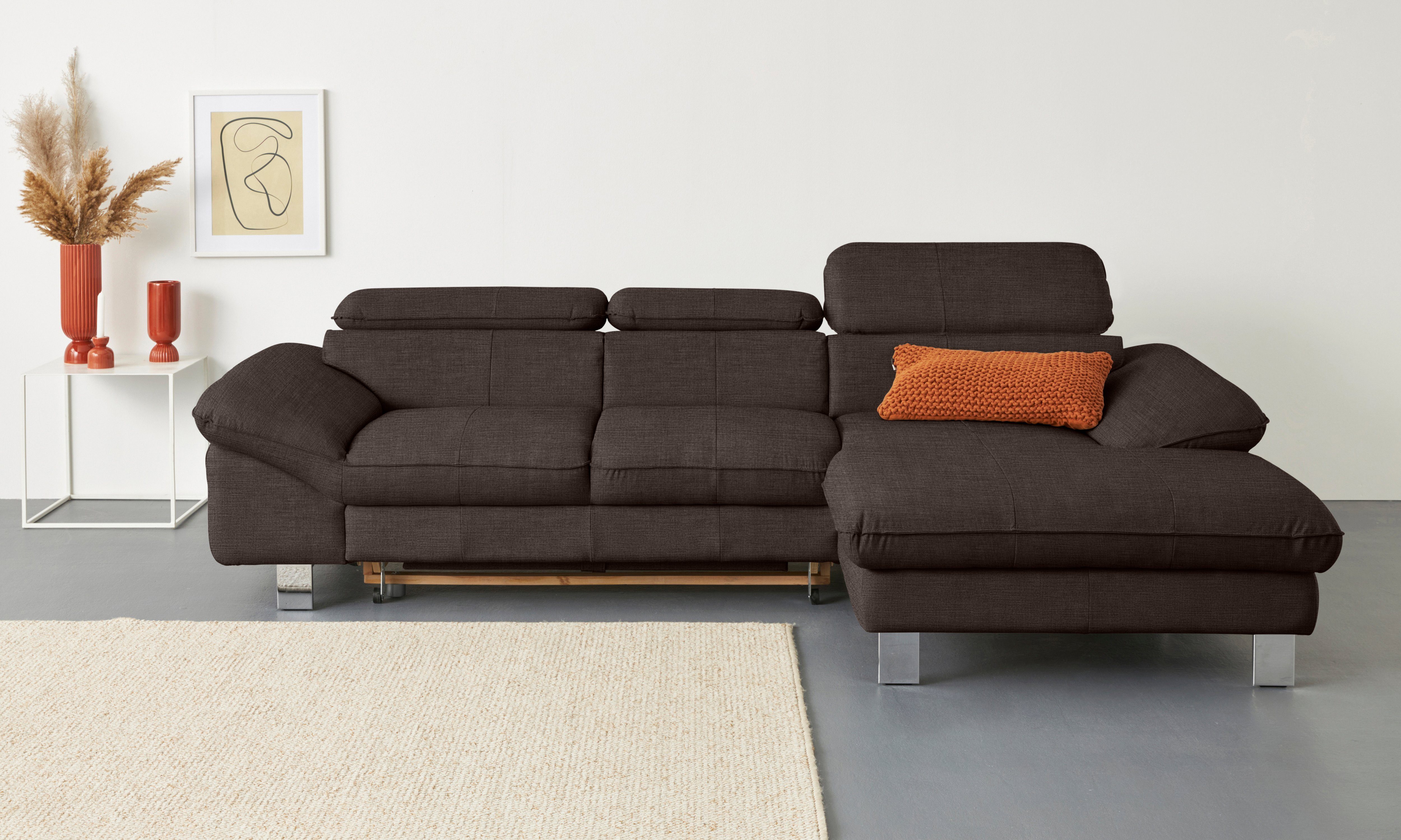 COTTA Ecksofa Driver L-Form, mit Kopfteilverstellung, günstig online kaufen