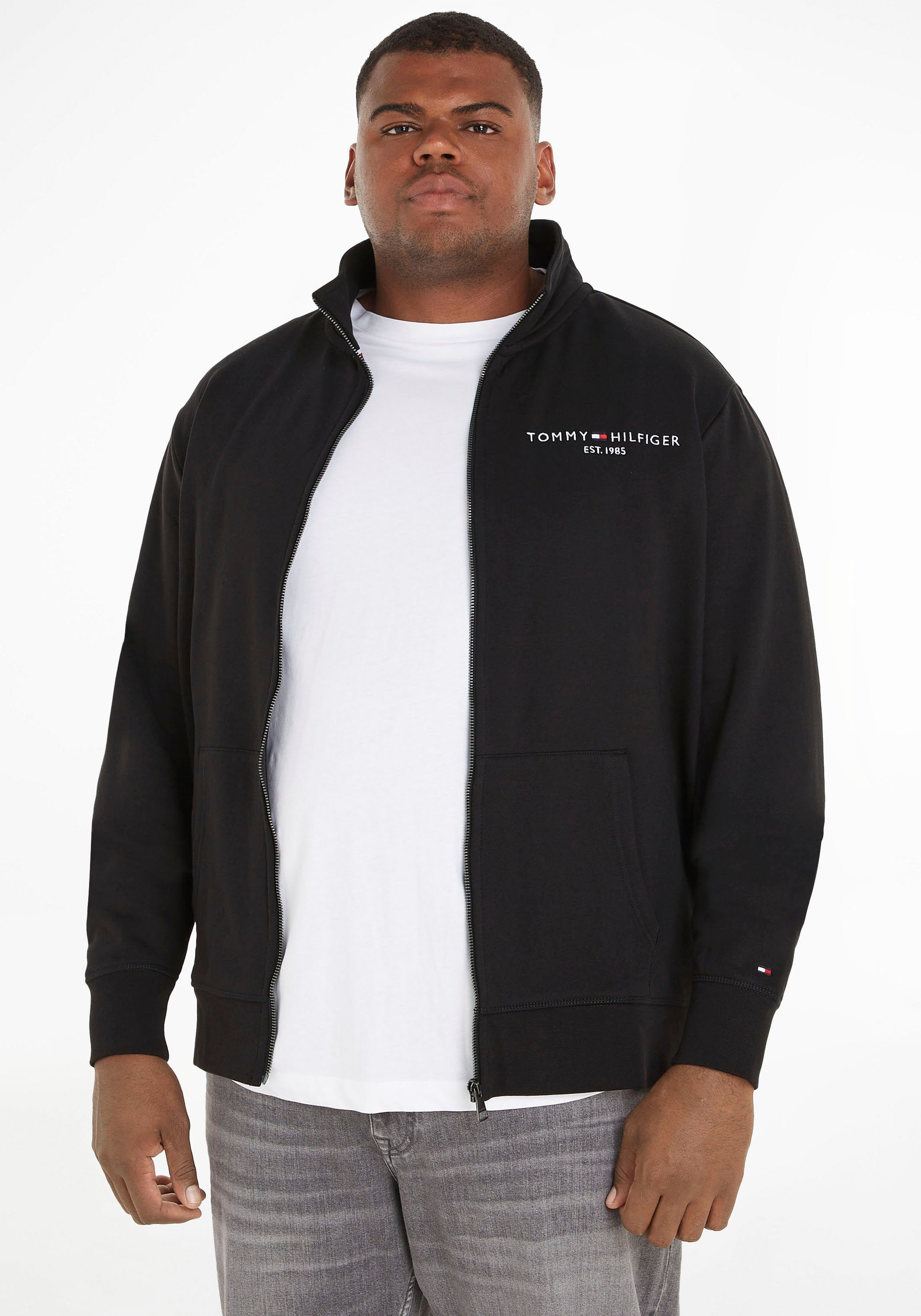 Tommy Hilfiger Big & Tall Sweatshirt »BT-TOMMY LOGO MOCKNECK-B« online  kaufen | OTTO