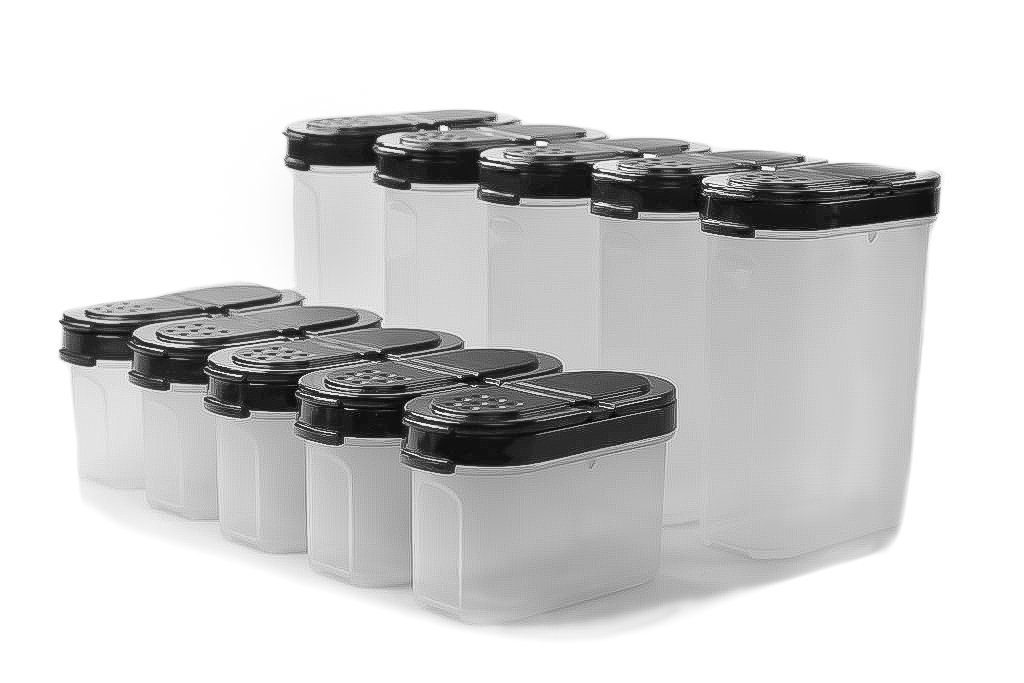 120 + Gewürz-Riese SPÜLTUCH ml ml + Vorratsdose 270 (5) Zwerge TUPPERWARE