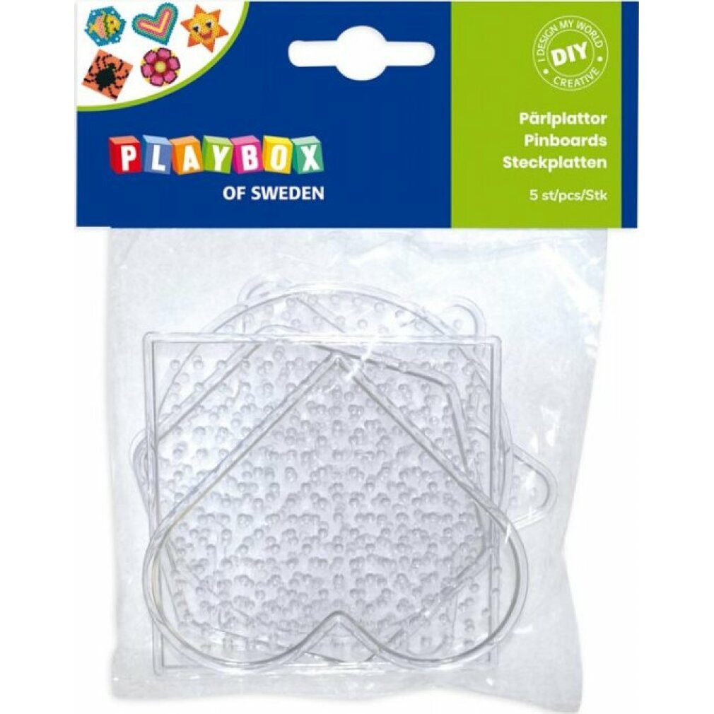 Playbox Bügelperlen Pads für Stickerei Perlen 5pcs - Formen