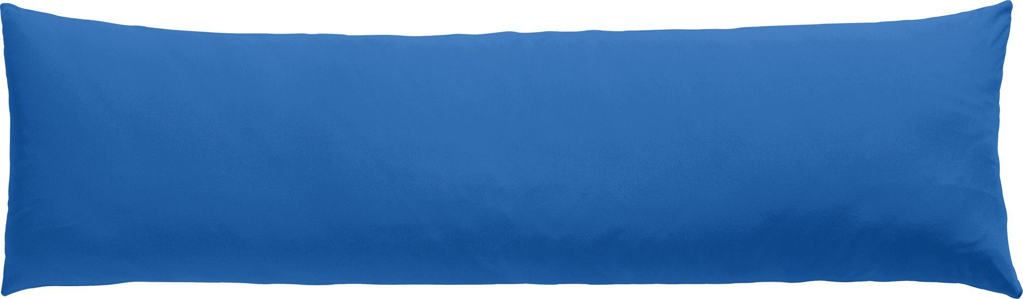 Seitenschläferkissenbezug Seitenschläferkissenbezug "Murnau", Erwin Müller (1 Stück), Single-Jersey Uni blau
