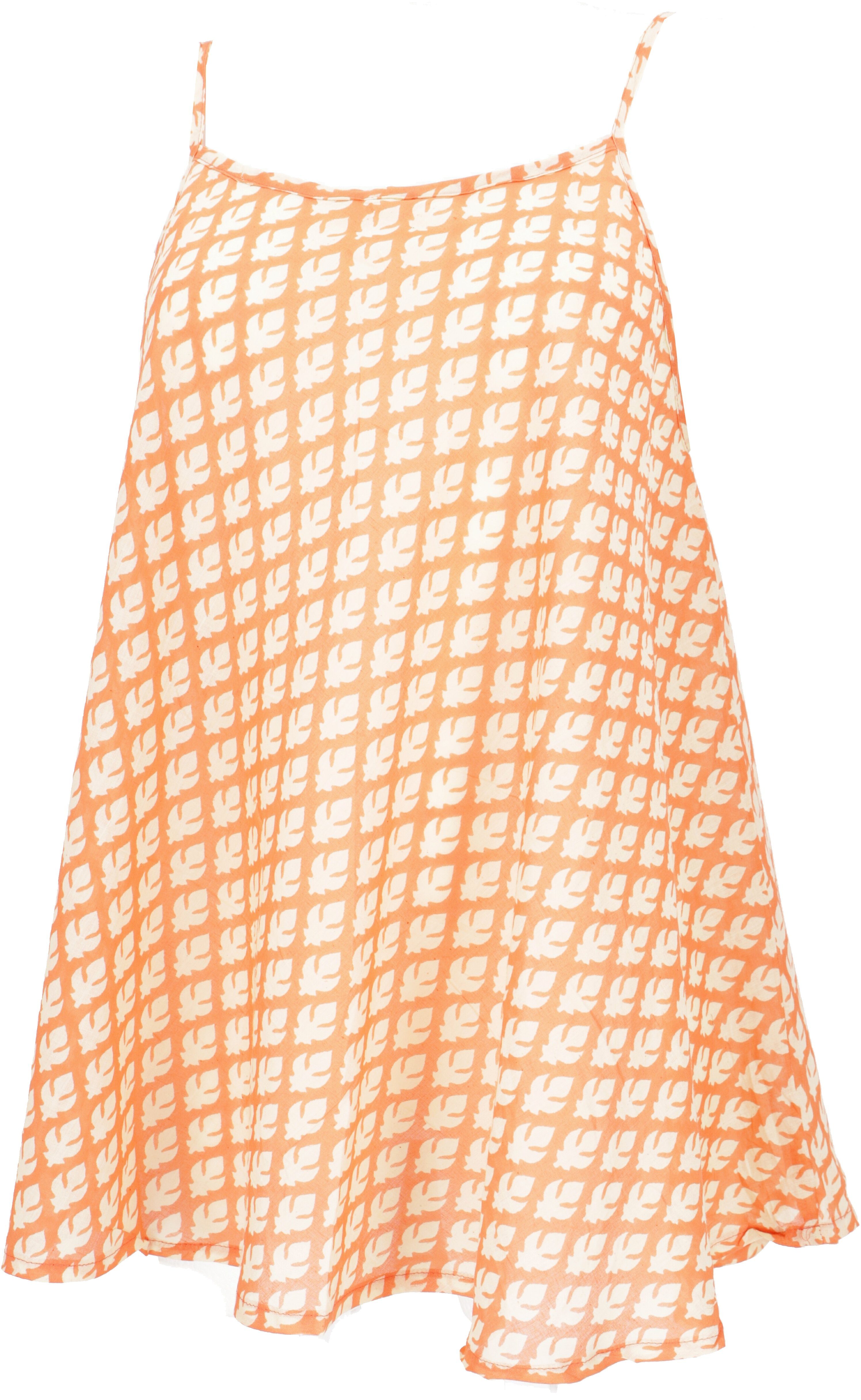 Guru-Shop T-Shirt Boho Trägertop, luftiges Top aus Baumwolle -.. Festival, Ethno Style, alternative Bekleidung
