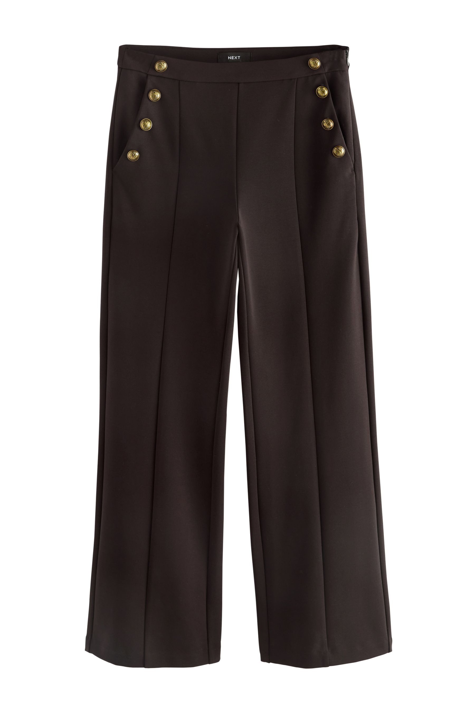 Palazzohose Ponte-Hose mit weitem Bein