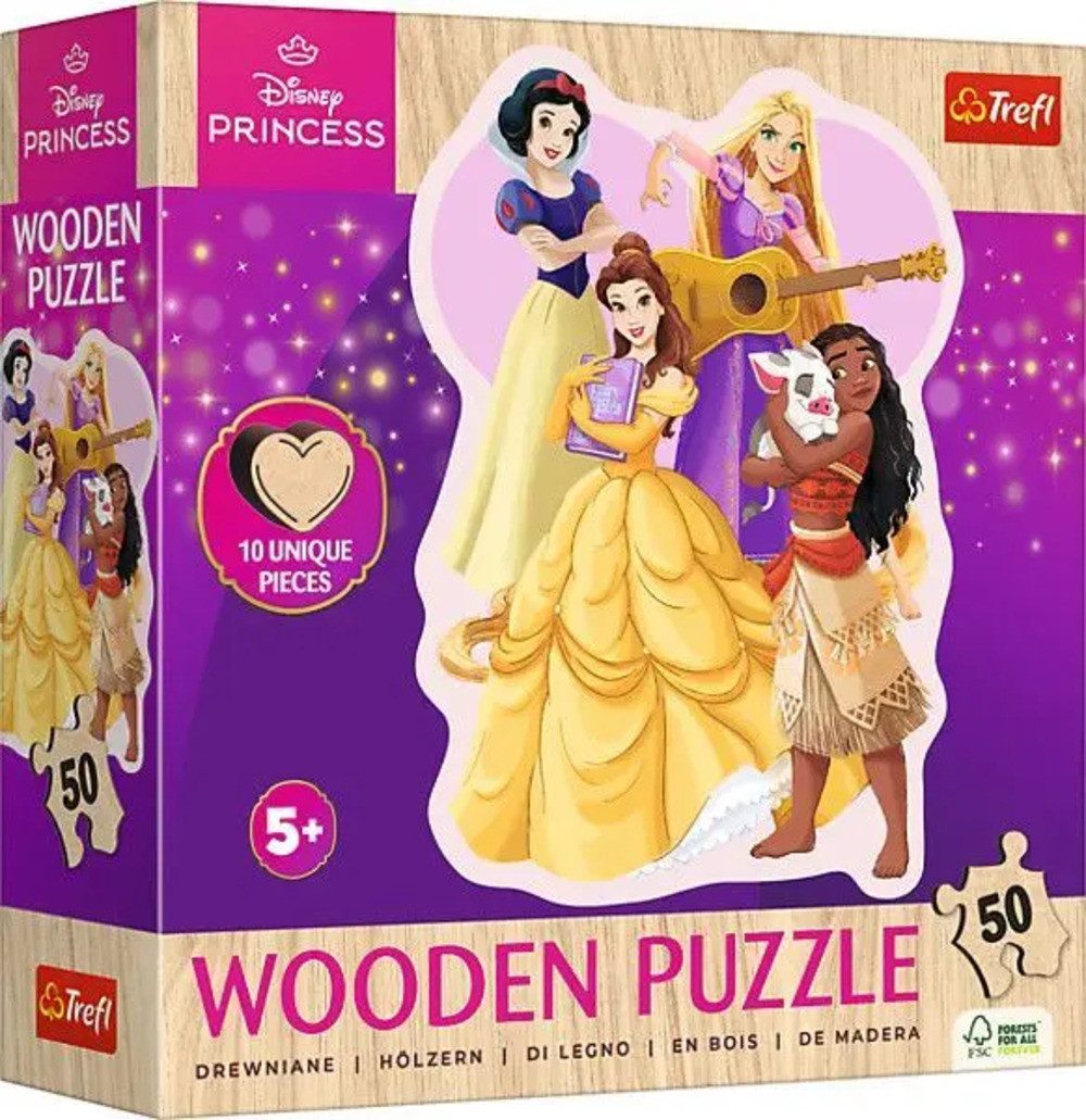 Trefl Пазлы Holz Пазлы Junior 50 - Disney Princess, 99 Пазлыteile