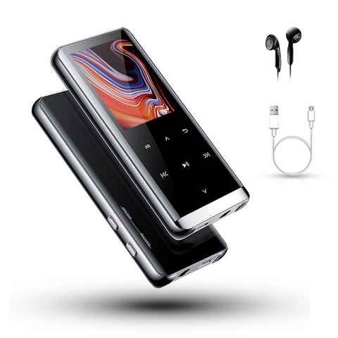 GelldG MP3-Player mit Bluetooth, 1,5″ Touchscreen tragbarer CD-Player (16 GB, Bluetooth)