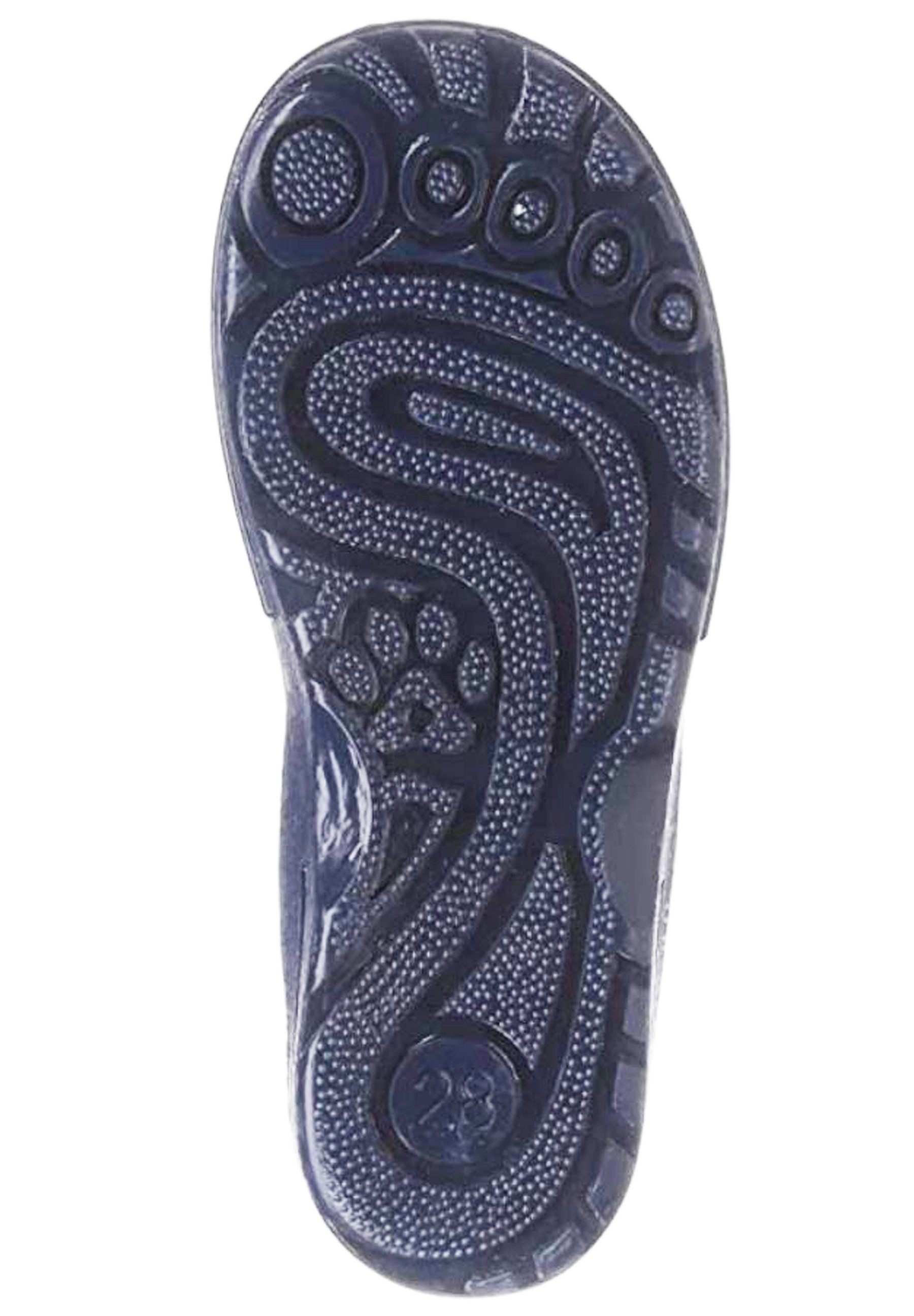 Beck Gummistiefel Sharks Gummistiefel (wasserdichter, schmaler Stiefel, für trockene Füße bei Regenwetter) Stulpe mit Kordel, weicher flexibler Naturkautschuk