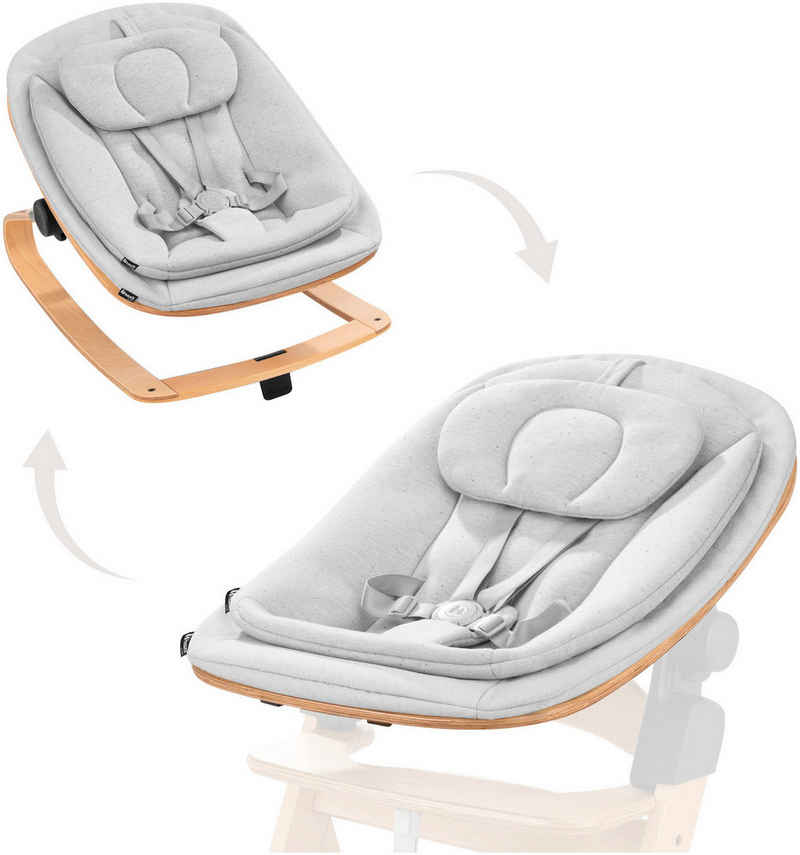 Hauck Hochstuhlaufsatz Eco Bouncer, inkl. Wippengestell und Alpha-Adapter; FSC® - schützt Wald - weltweit