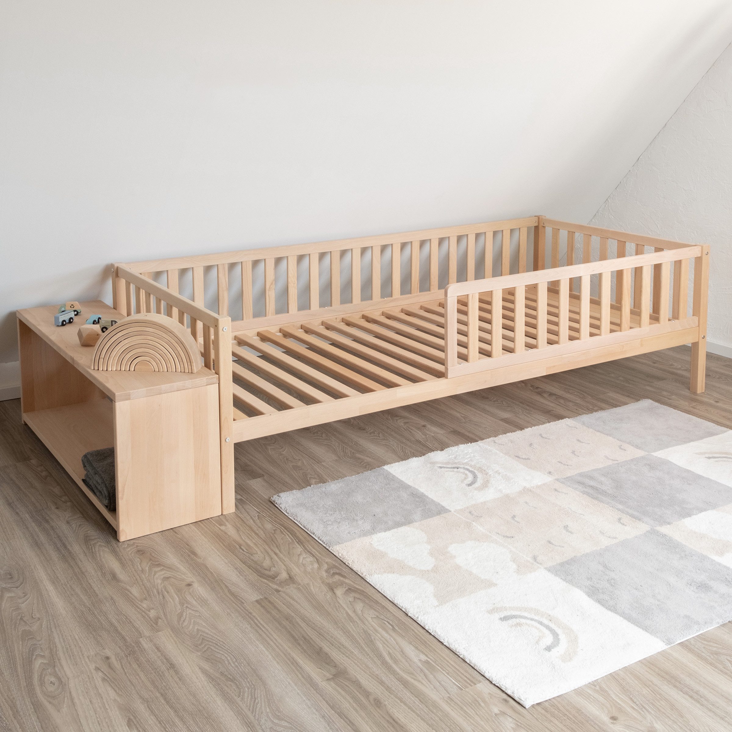 Rollrost Rollrost 90x200 cm aus FSC® zertifiziertem, massivem Buchenholz, Ehrenkind, belastbar bis zu 250 KG Flächengewicht, Lattenrost, Rollrost 90x200cm – Bild 4 von 5
