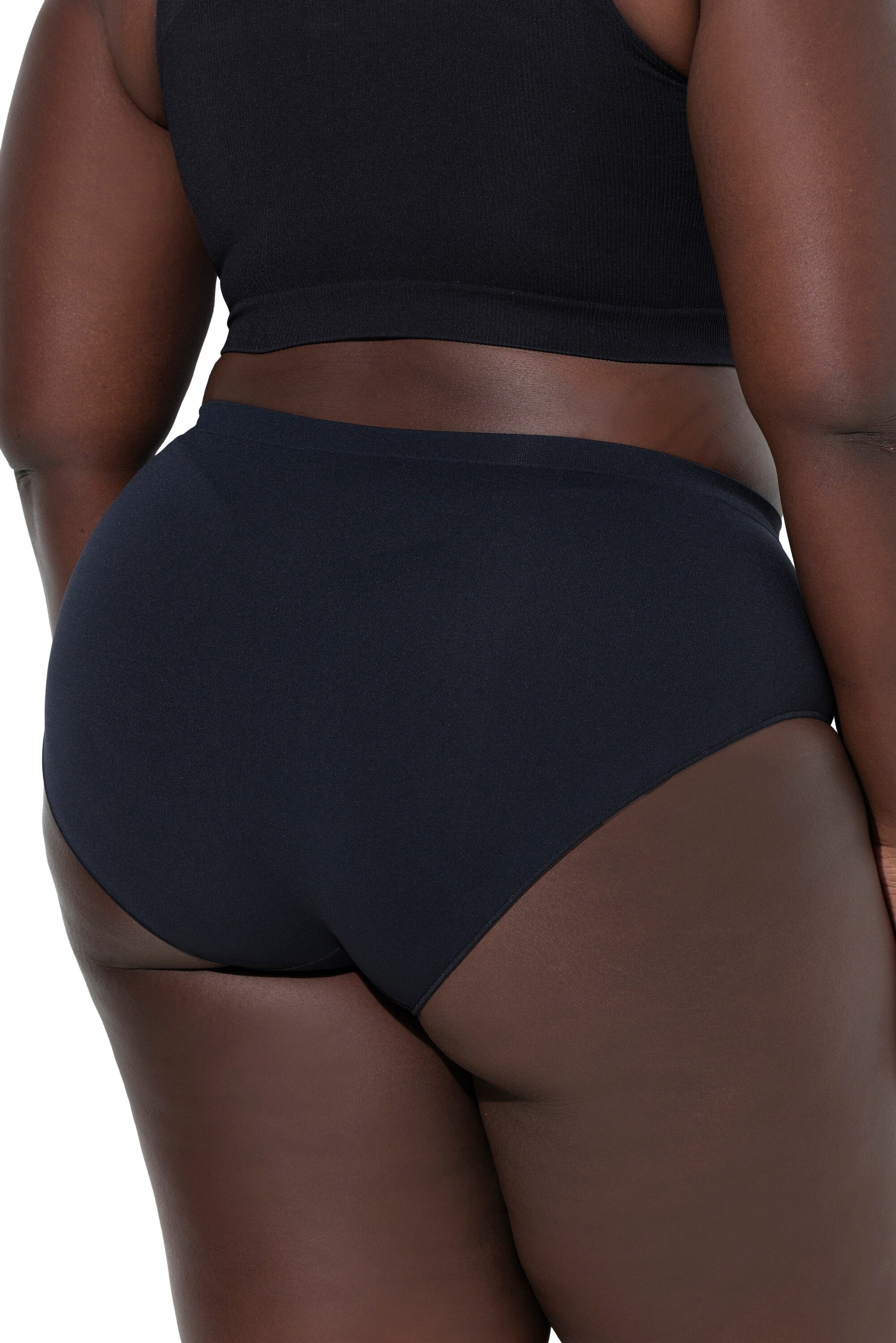 Ulla Popken Slip Midislips 2er-Pack nahtlos
