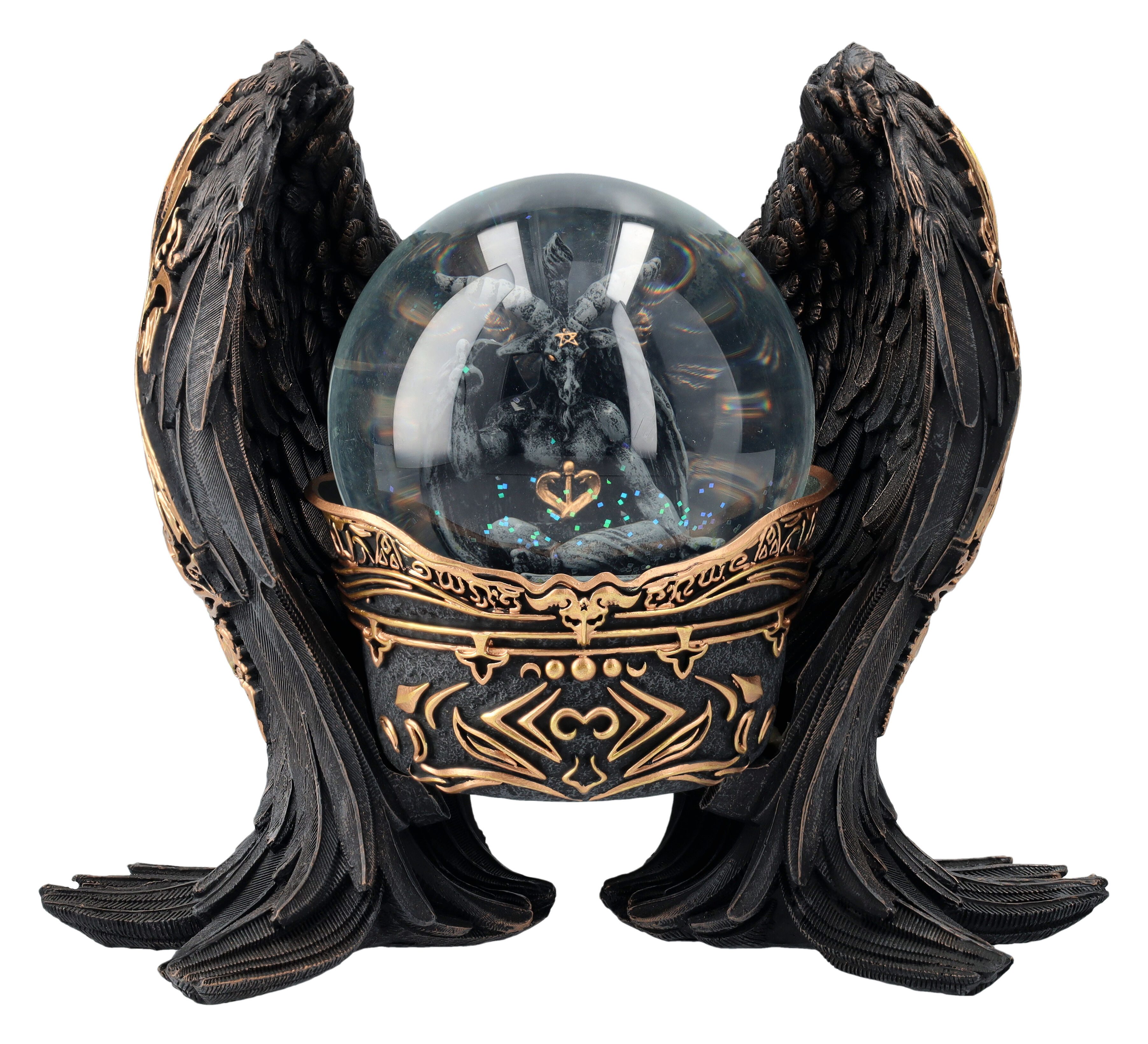 Schneekugel Schneekugel - Baphomet Antiquity mit Flügeln - Nemesis Now - Gothic