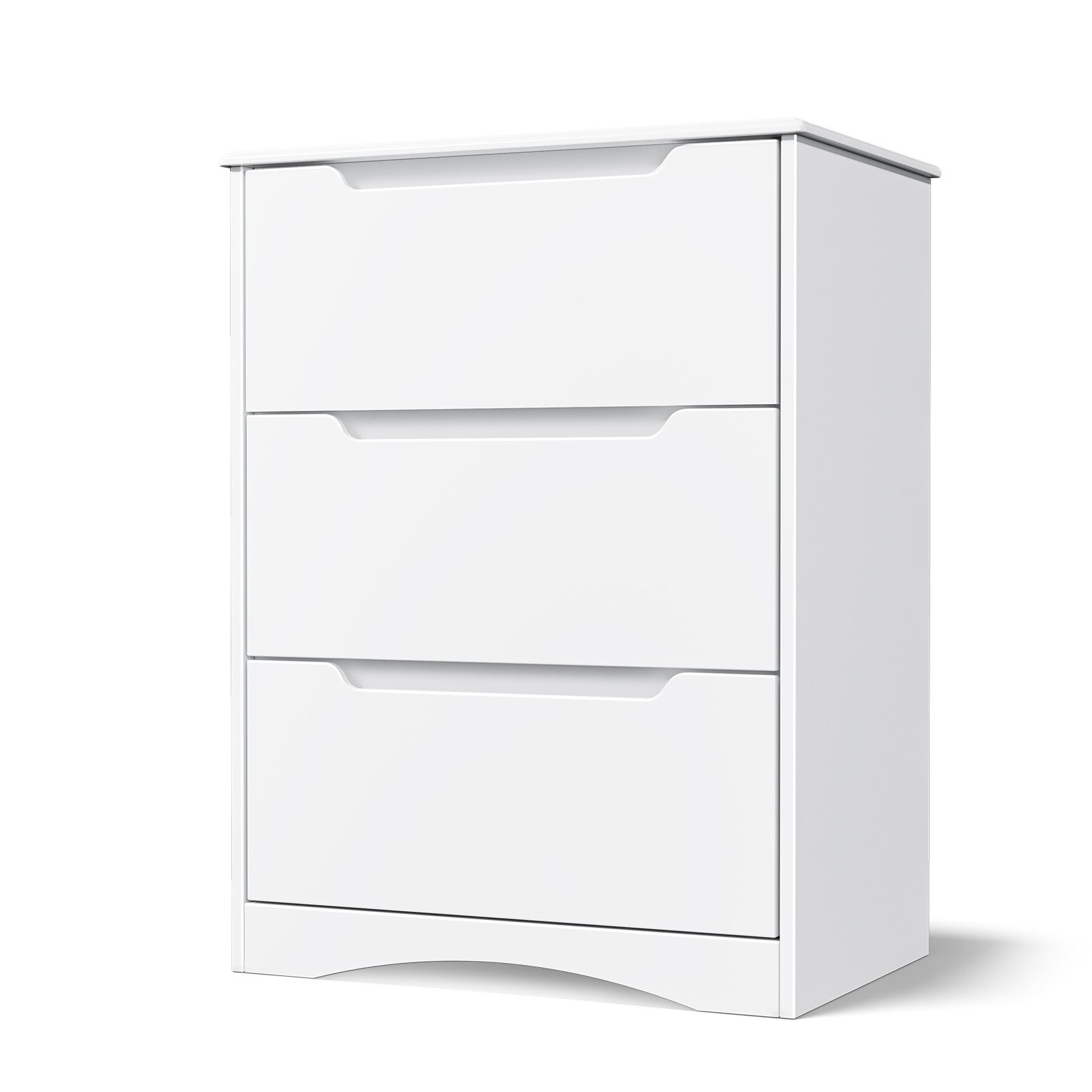 Bealife Kommode weiß, Kommode mit Schubladen, Schrank mit Schubladen, für Wohnzimmer