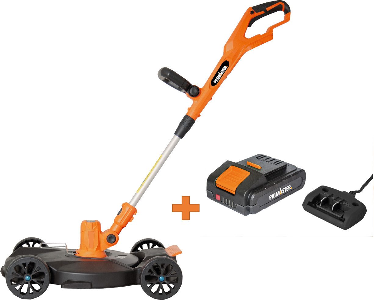 Primaster Akku-Rasentrimmer Primaster Akku Rasentrimmer mit Trimmercart PATF, Mit Akku + Ladegerät